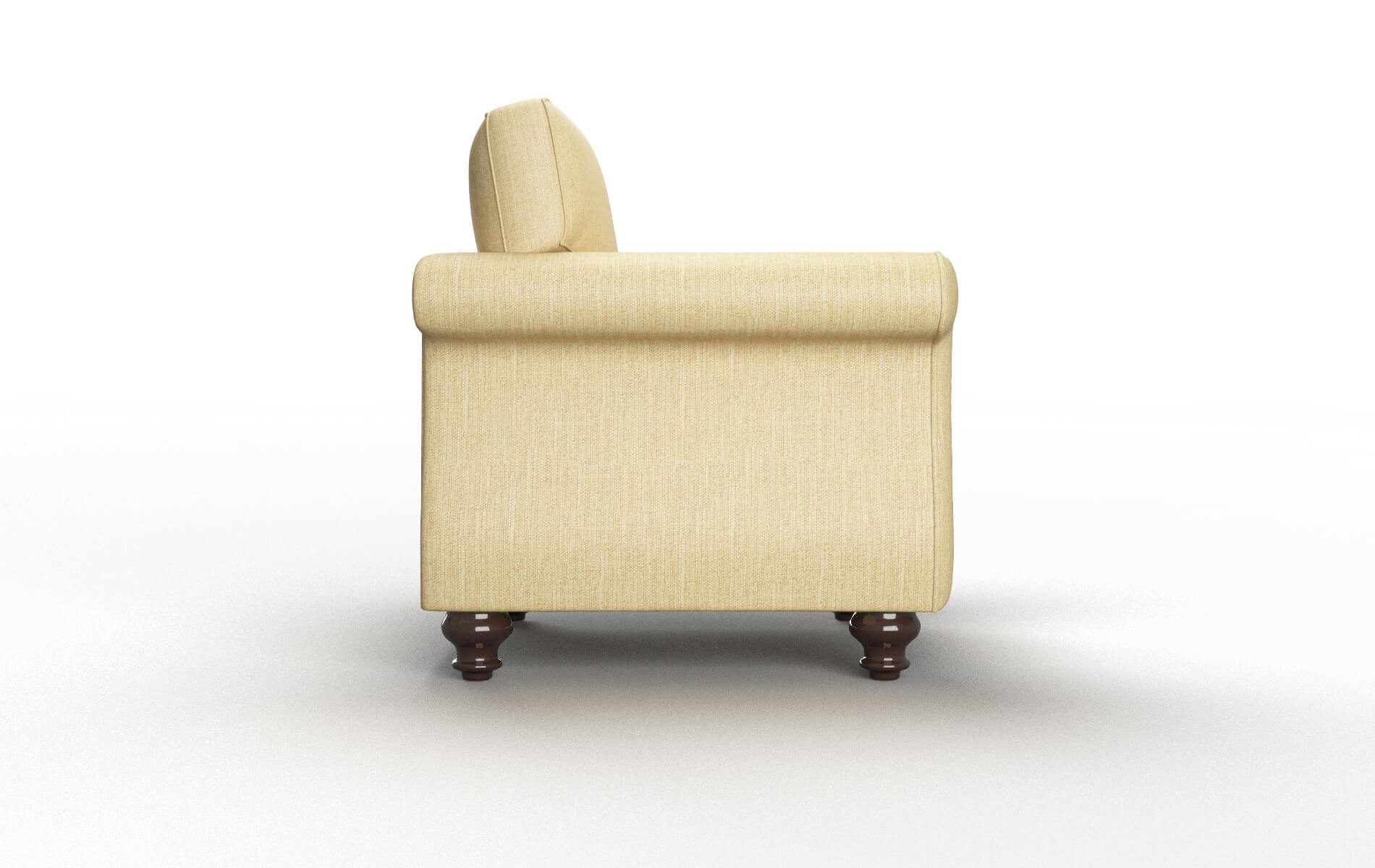 Pisa Malibu Maize Chair espresso legs 3