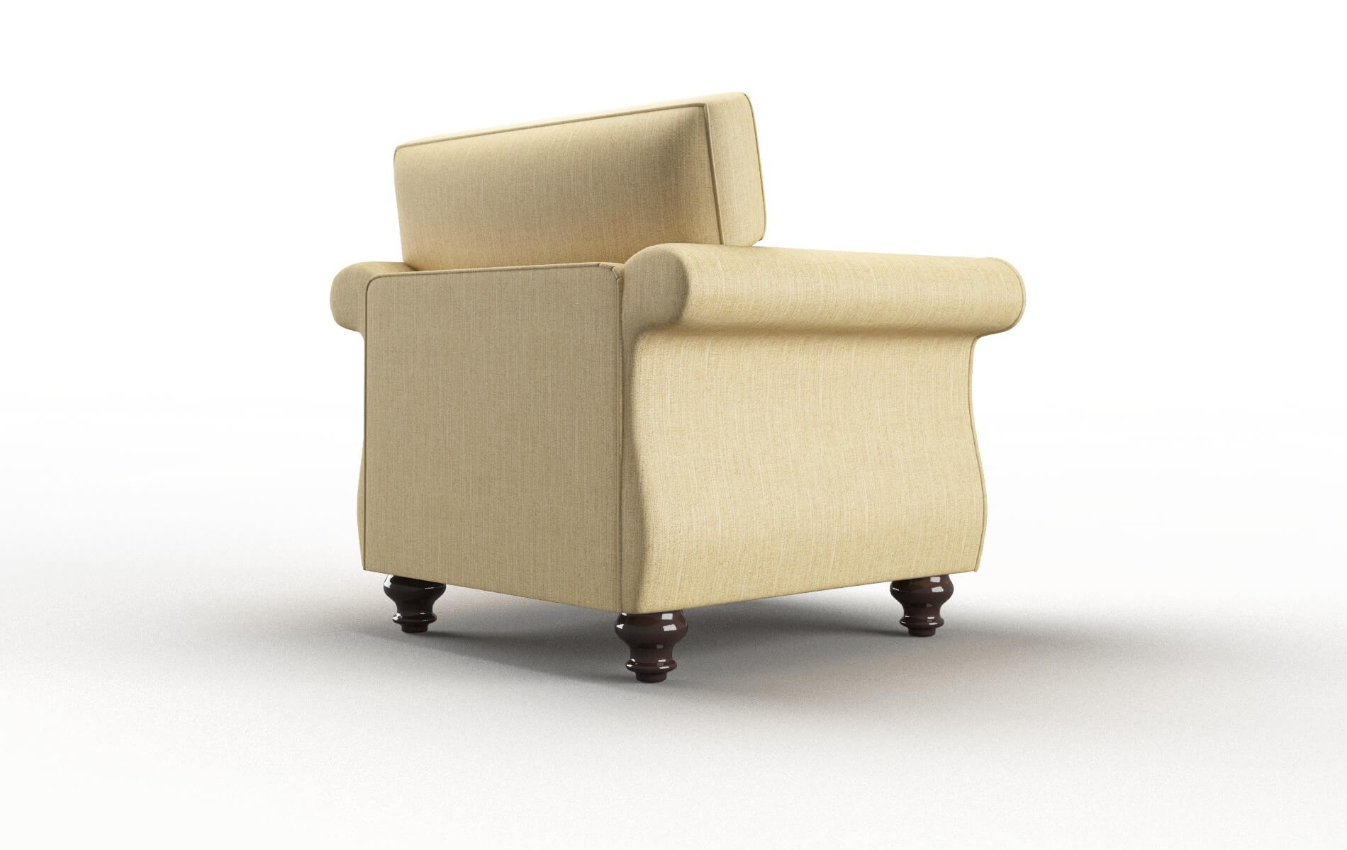 Pisa Malibu Maize Chair espresso legs 5
