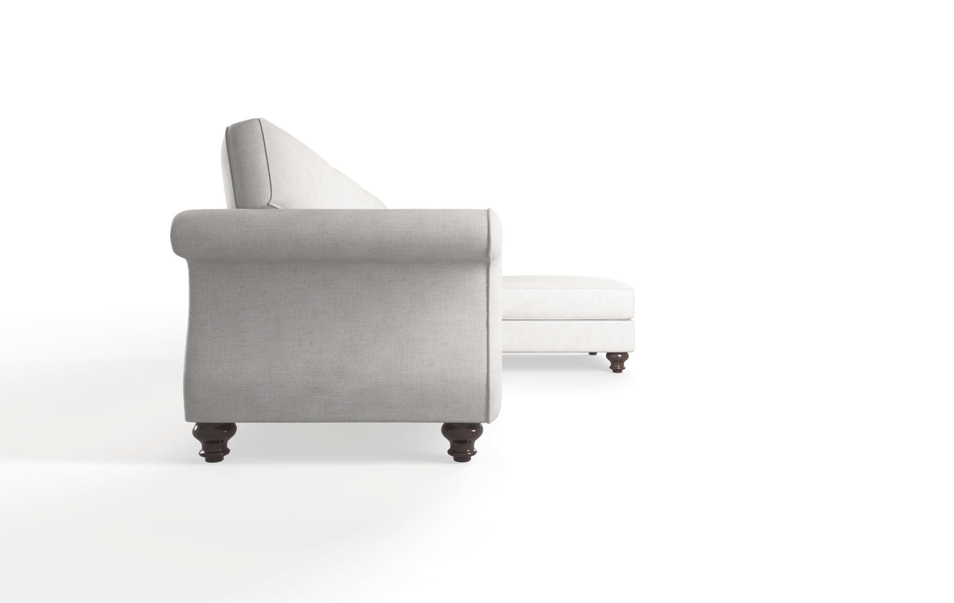 Pisa Malibu Sand Panel espresso legs 3