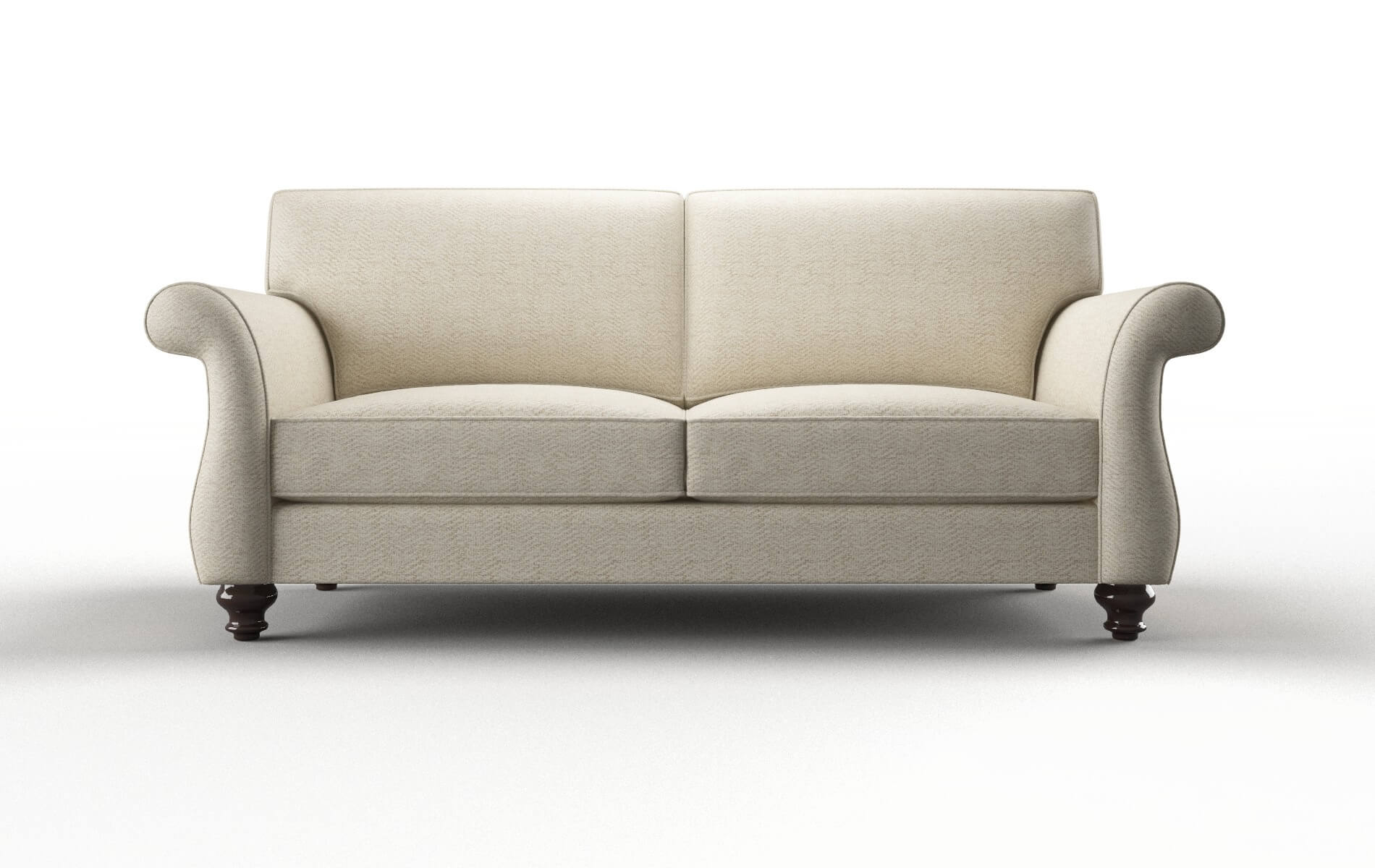 Pisa Malibu Sand Sofa espresso legs 1