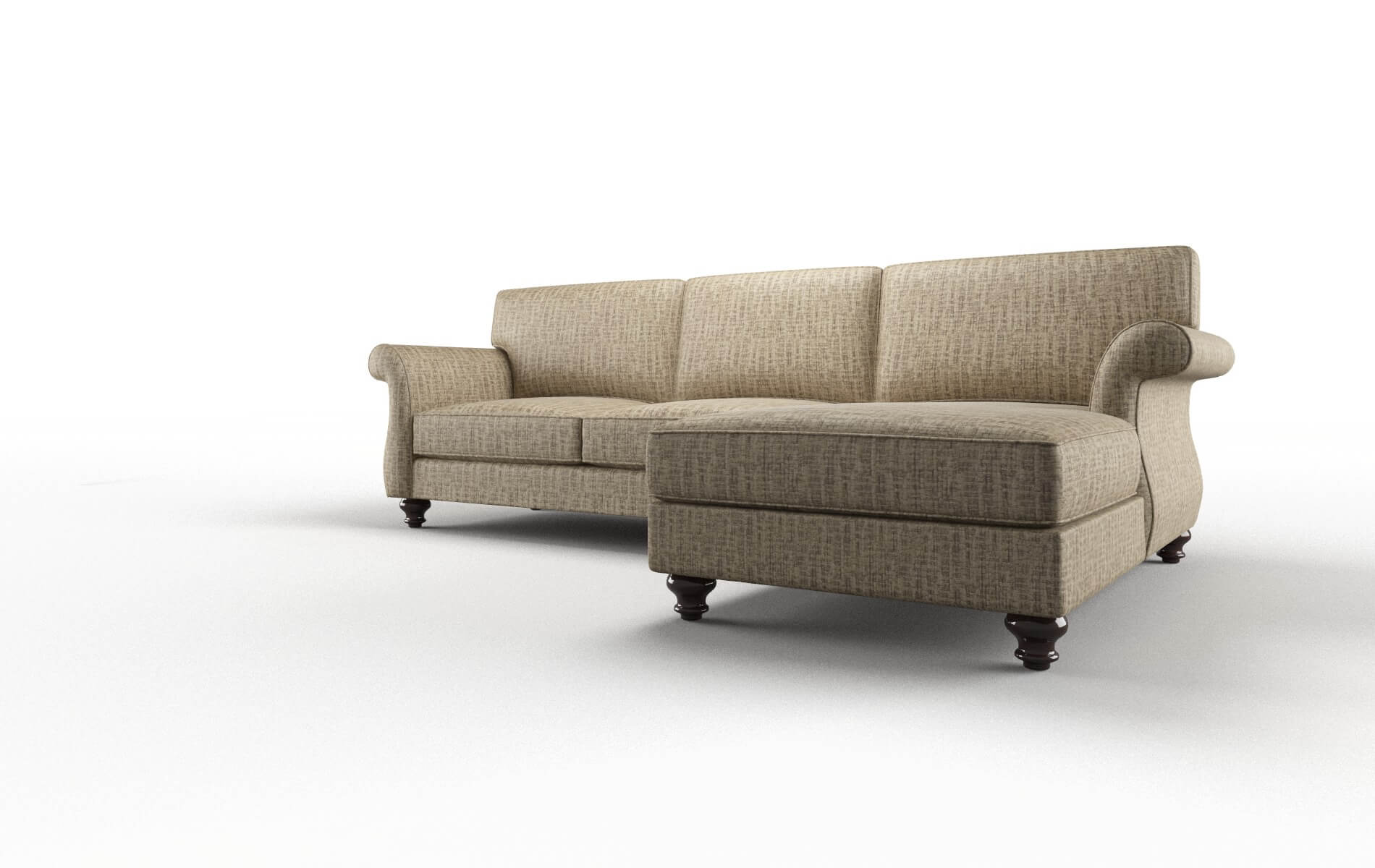 Pisa Marcy Camel Panel espresso legs 4