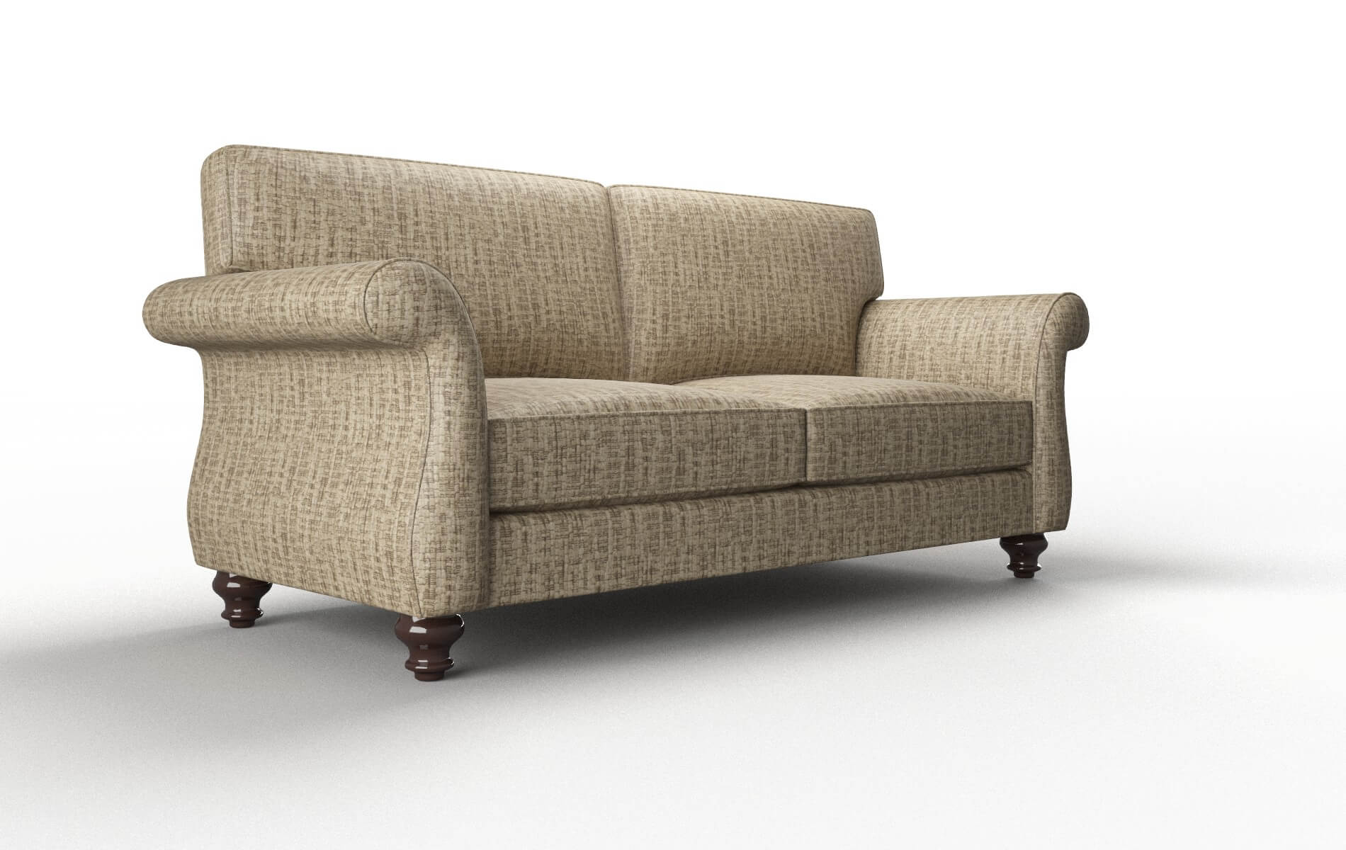 Pisa Marcy Camel Sofa espresso legs 2