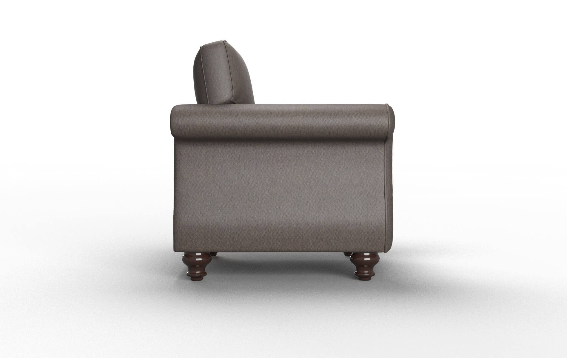Pisa Naples Graphite Chair espresso legs 3