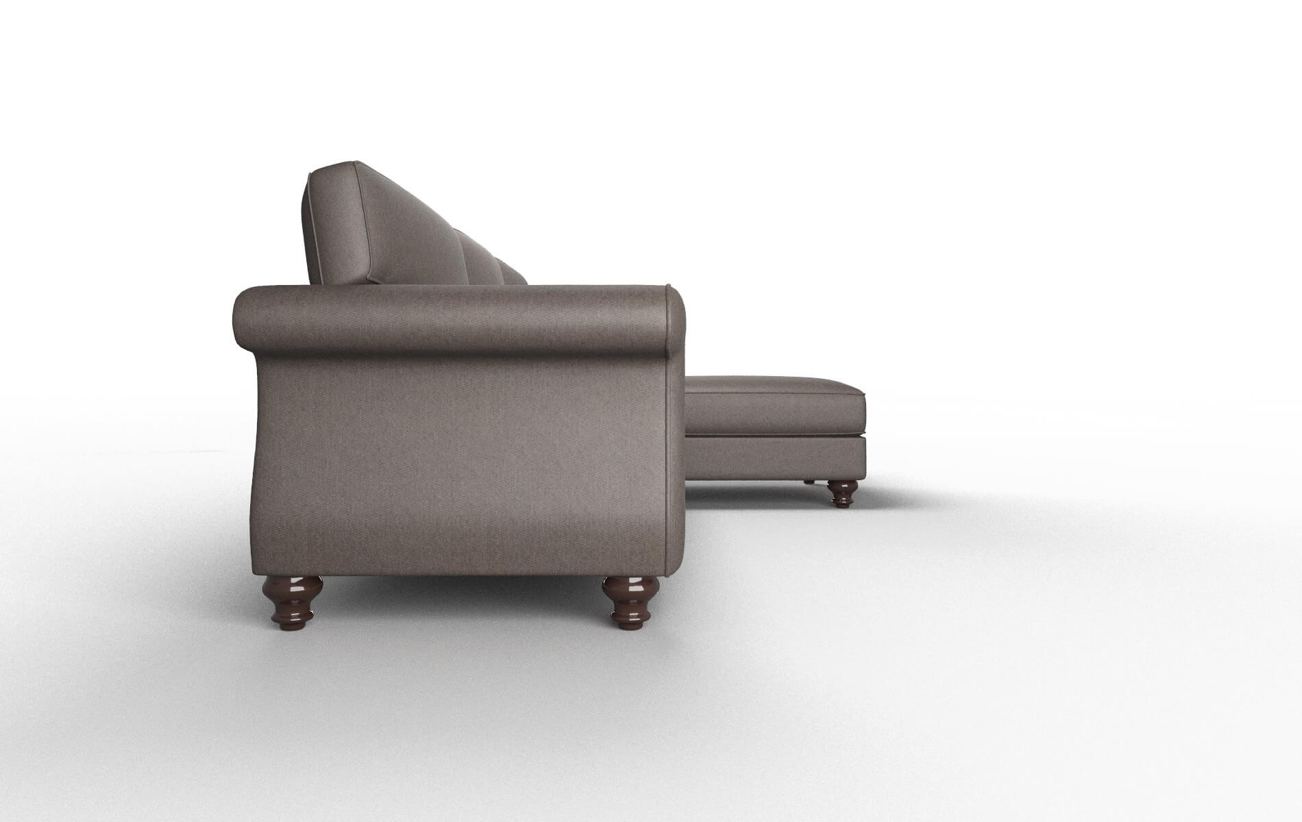 Pisa Naples Graphite Panel espresso legs 3