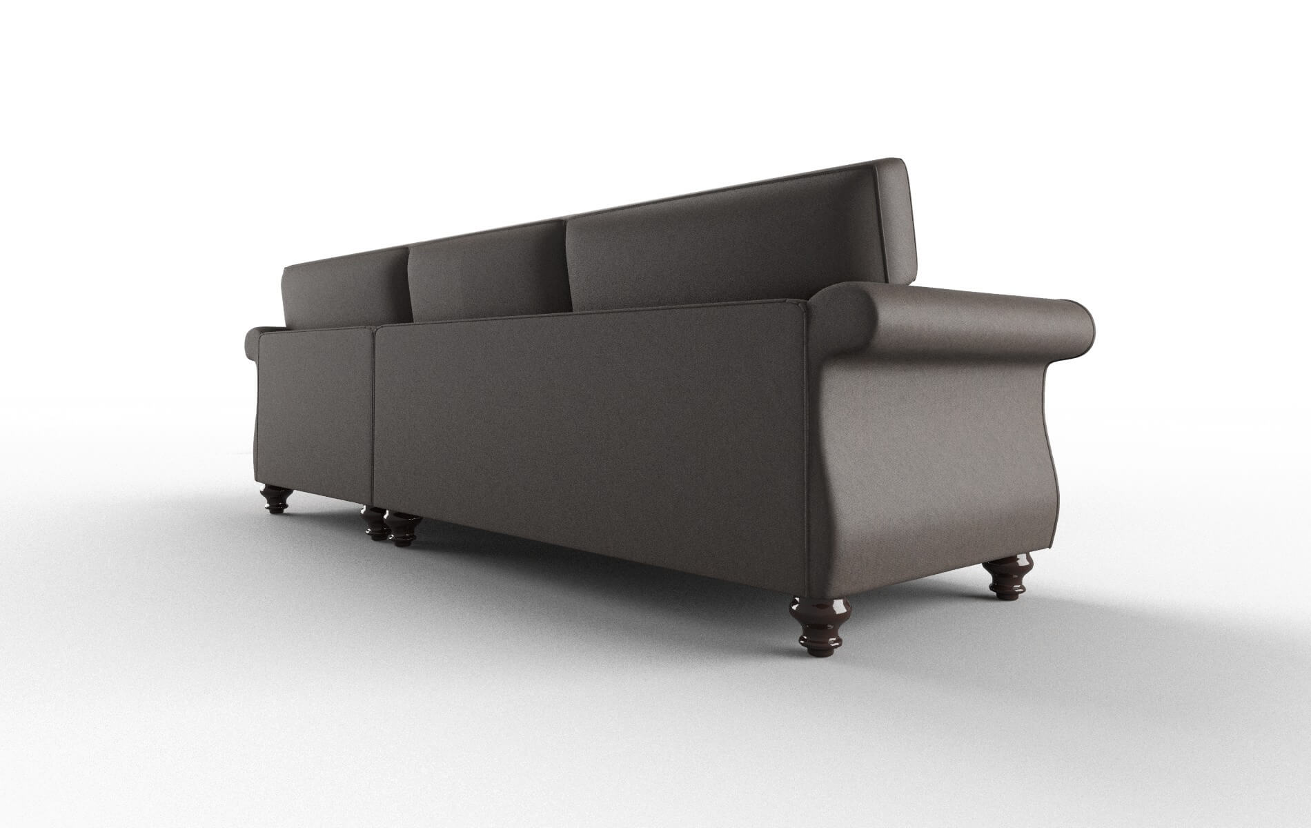 Pisa Naples Graphite Panel espresso legs 5