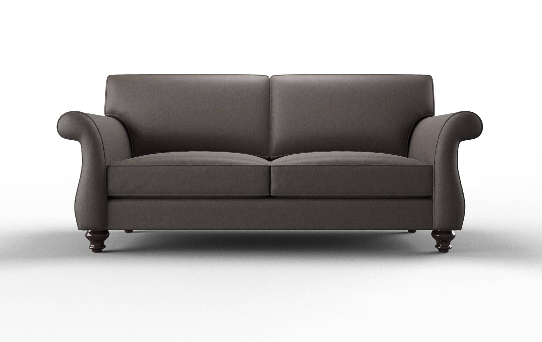 Pisa Naples Graphite Sofa espresso legs 1