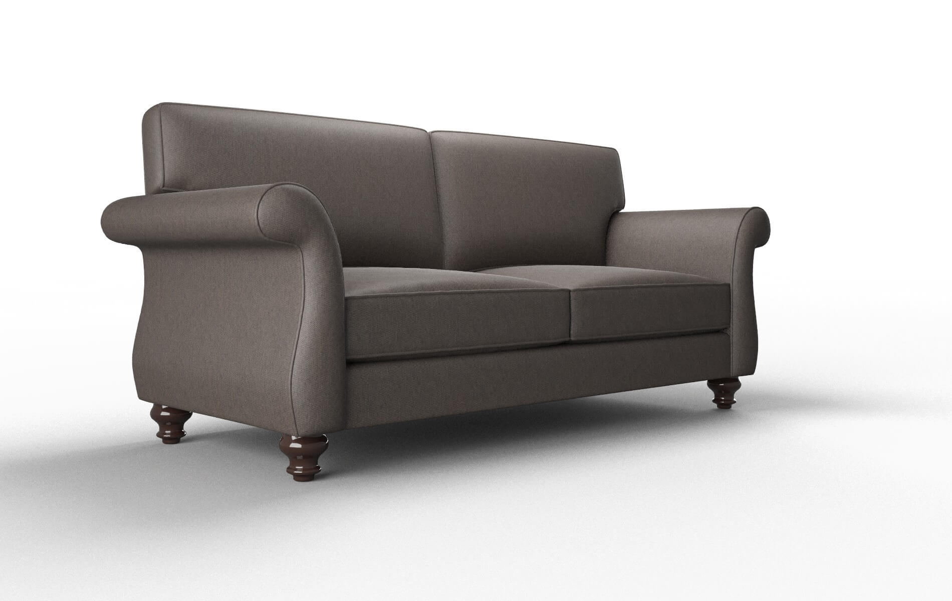 Pisa Naples Graphite Sofa espresso legs 2