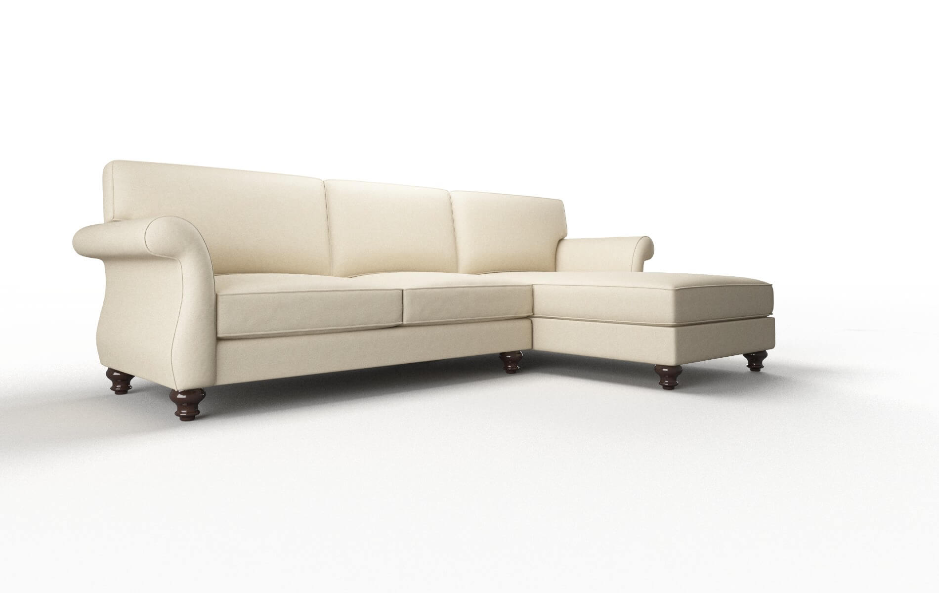 Pisa Noble Buckwheat Panel espresso legs 2