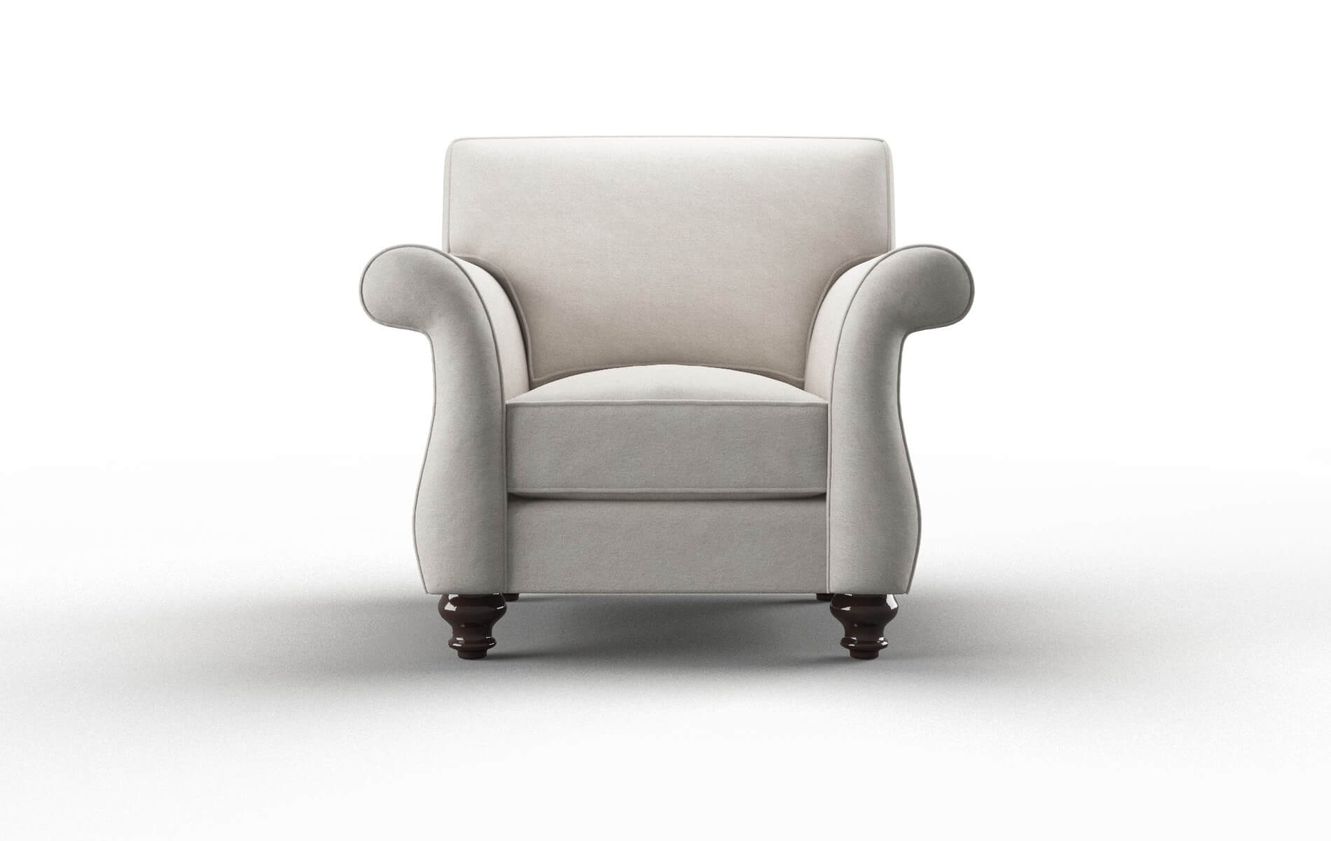 Pisa Noble grey Chair Espresso Legs  1