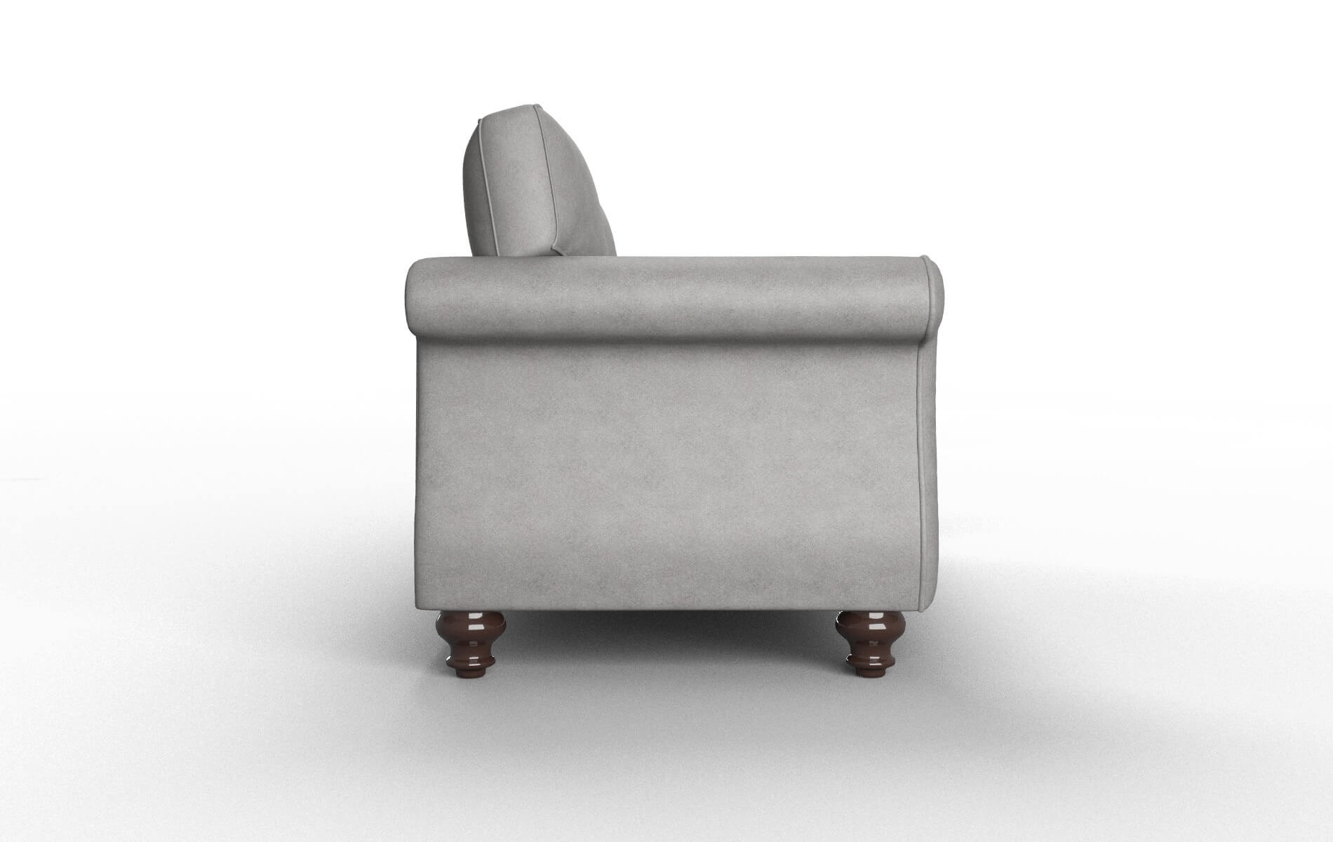 Pisa Noble Smoke Sofa espresso legs 3