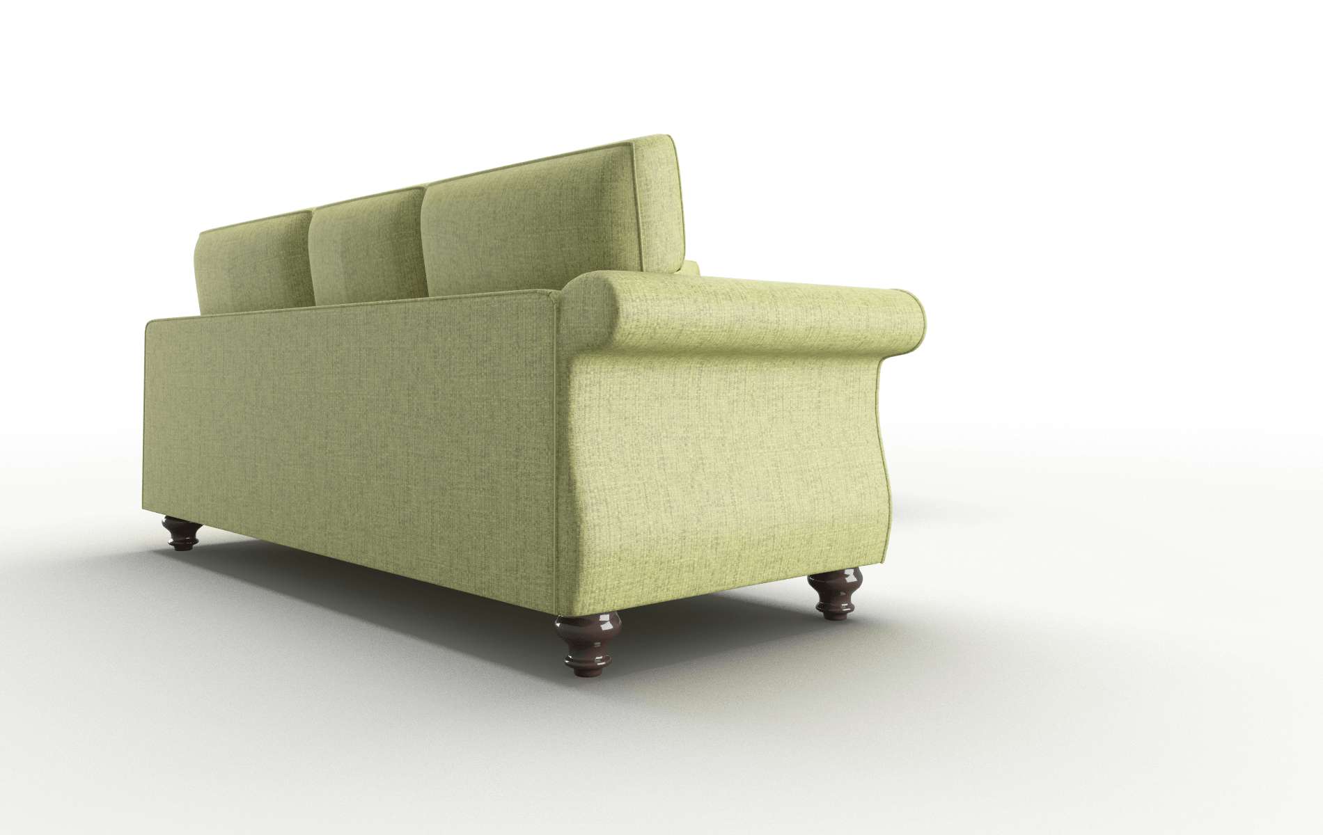 Pisa Notion Appletini Sectional espresso legs 3