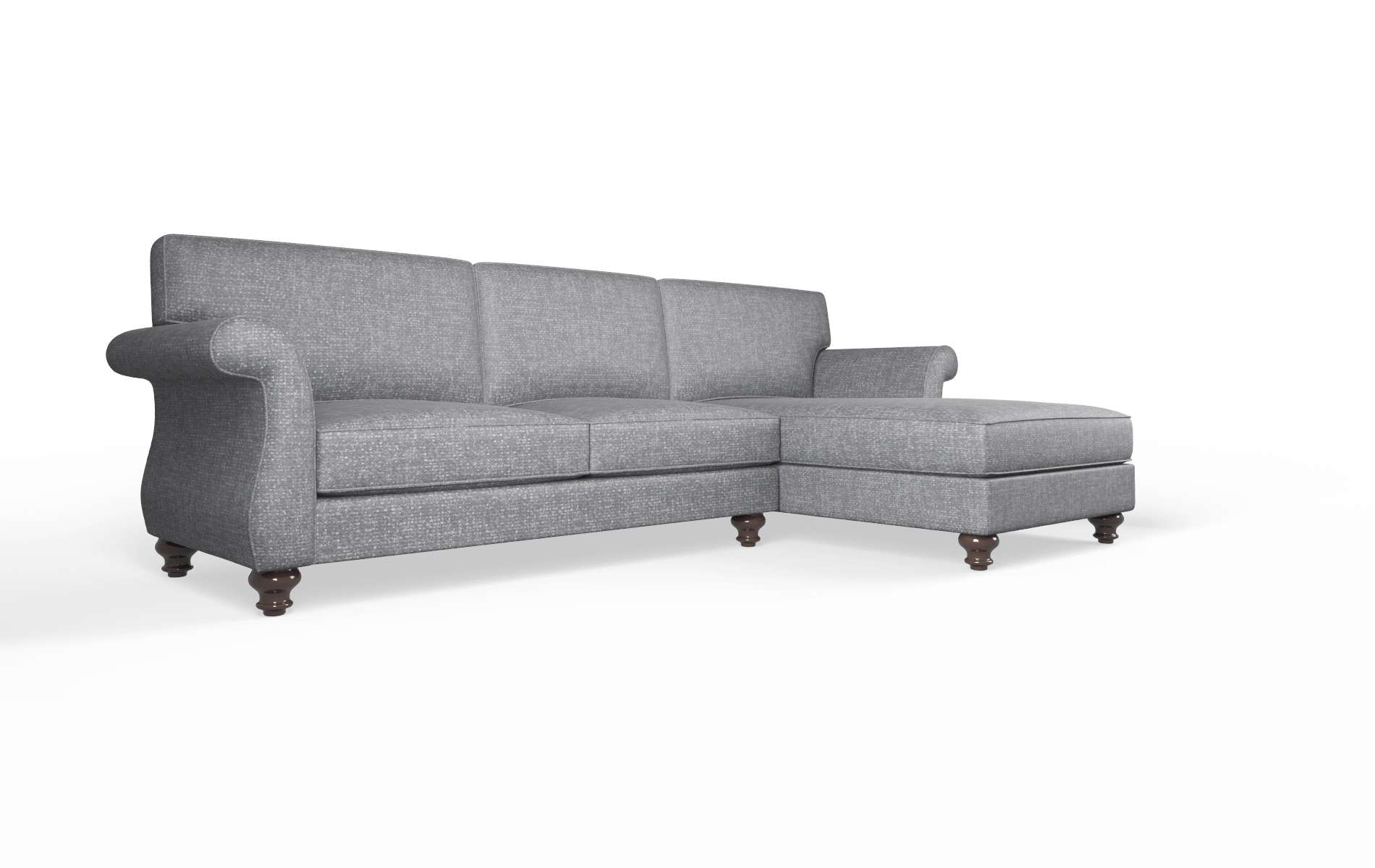 Pisa Notion Graphite Panel espresso legs 2