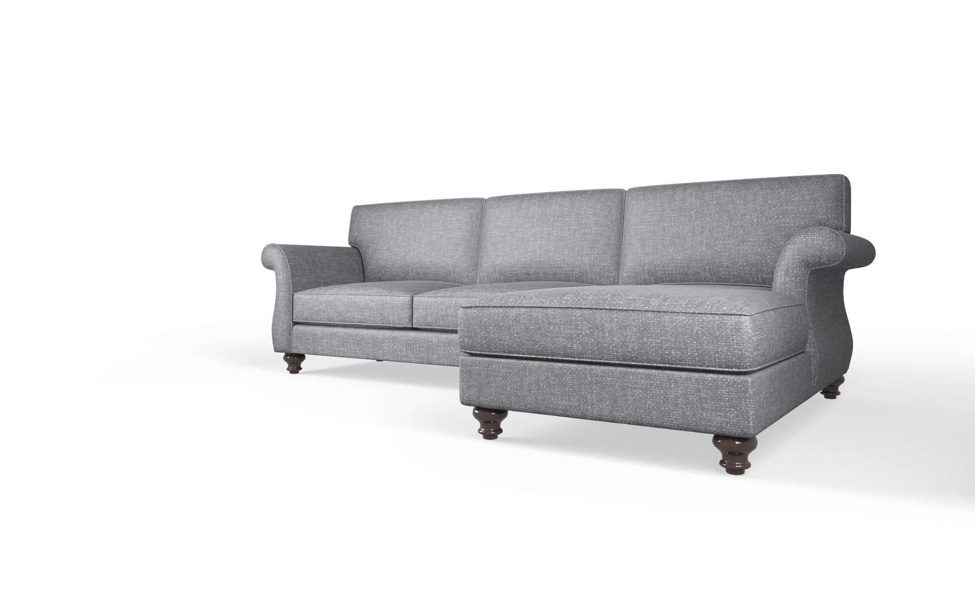 Pisa Notion Graphite Panel espresso legs 4