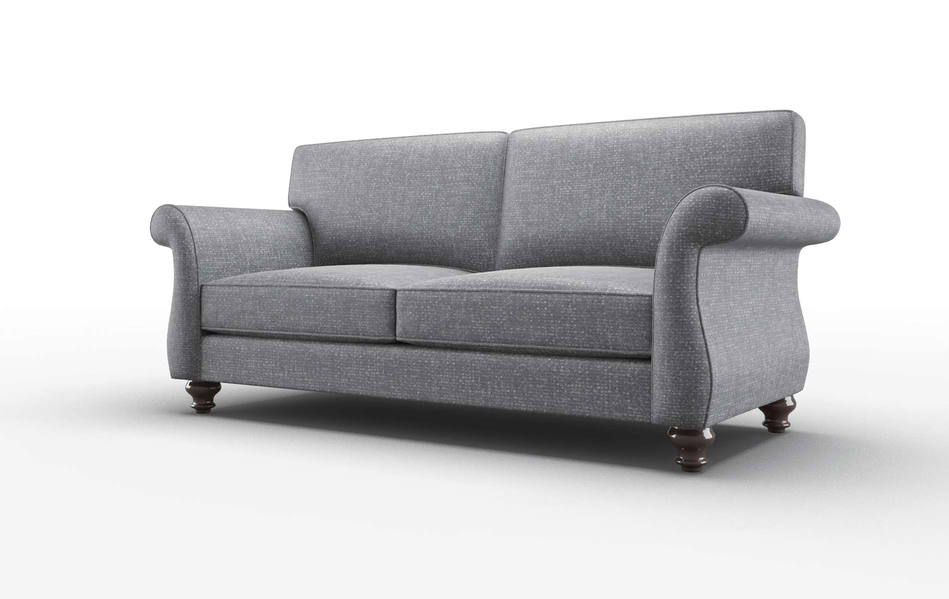 Pisa Notion Graphite Sofa espresso legs 4