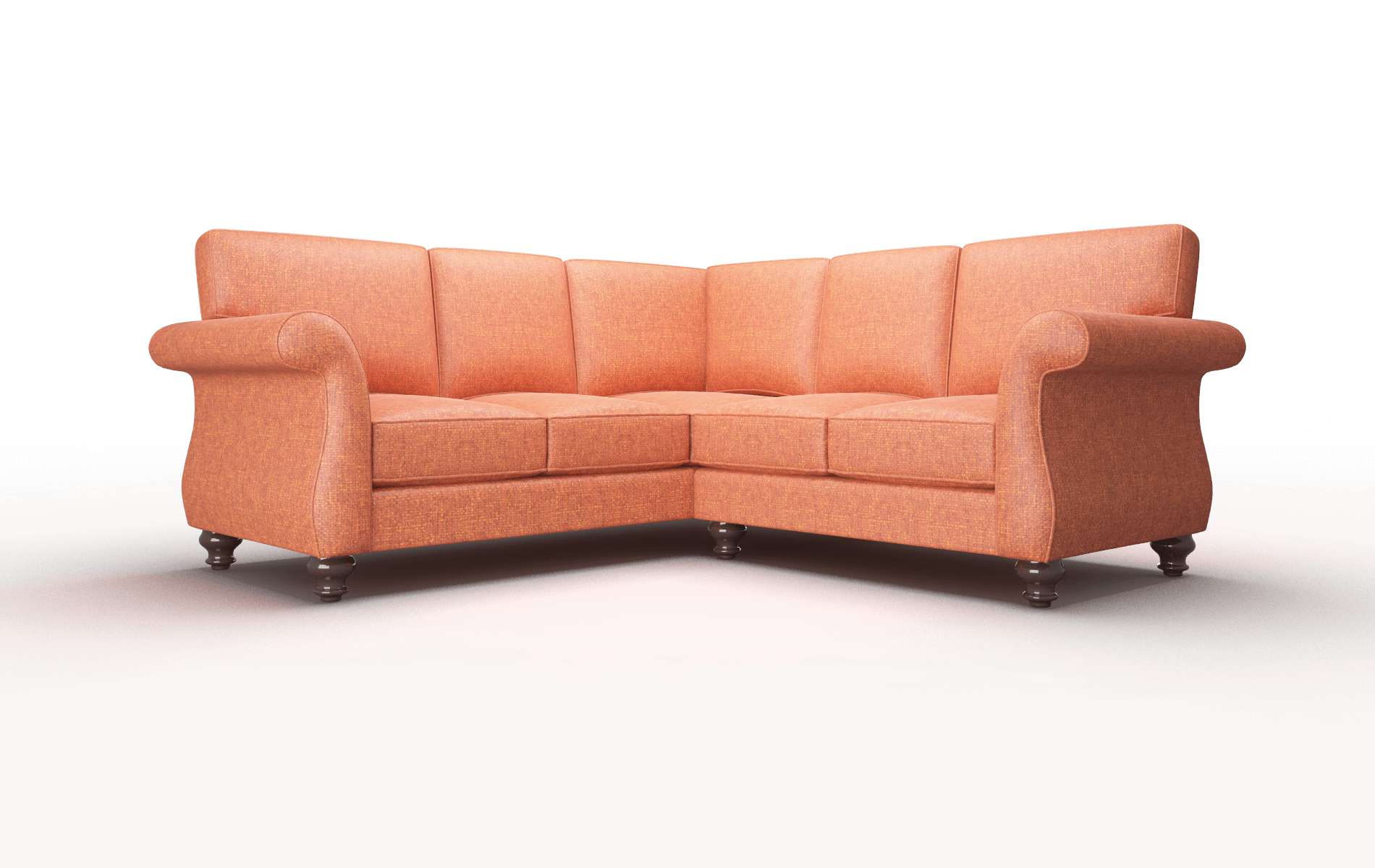 Pisa Notion Tang Sectional espresso legs