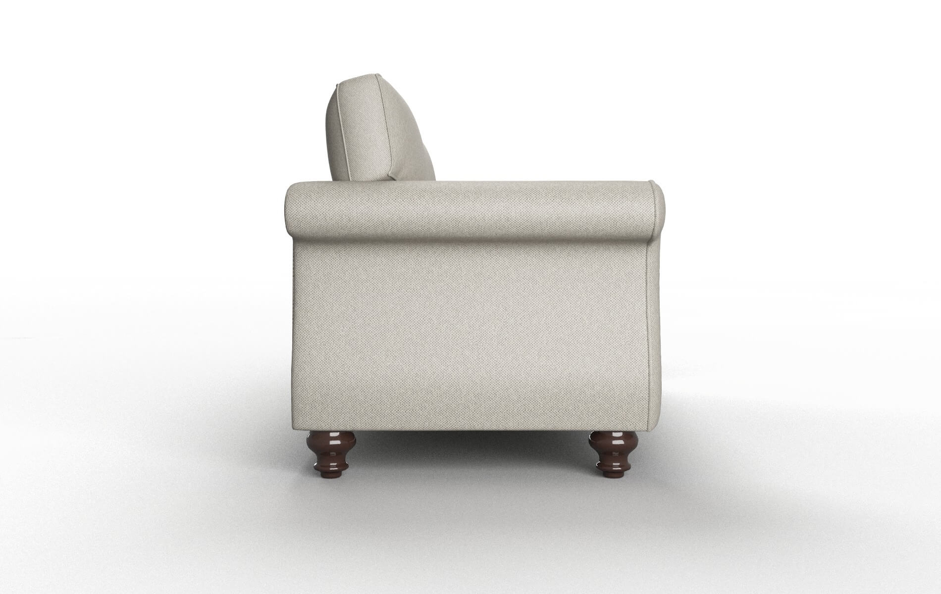 Pisa Oscar Silver Sofa espresso legs 3