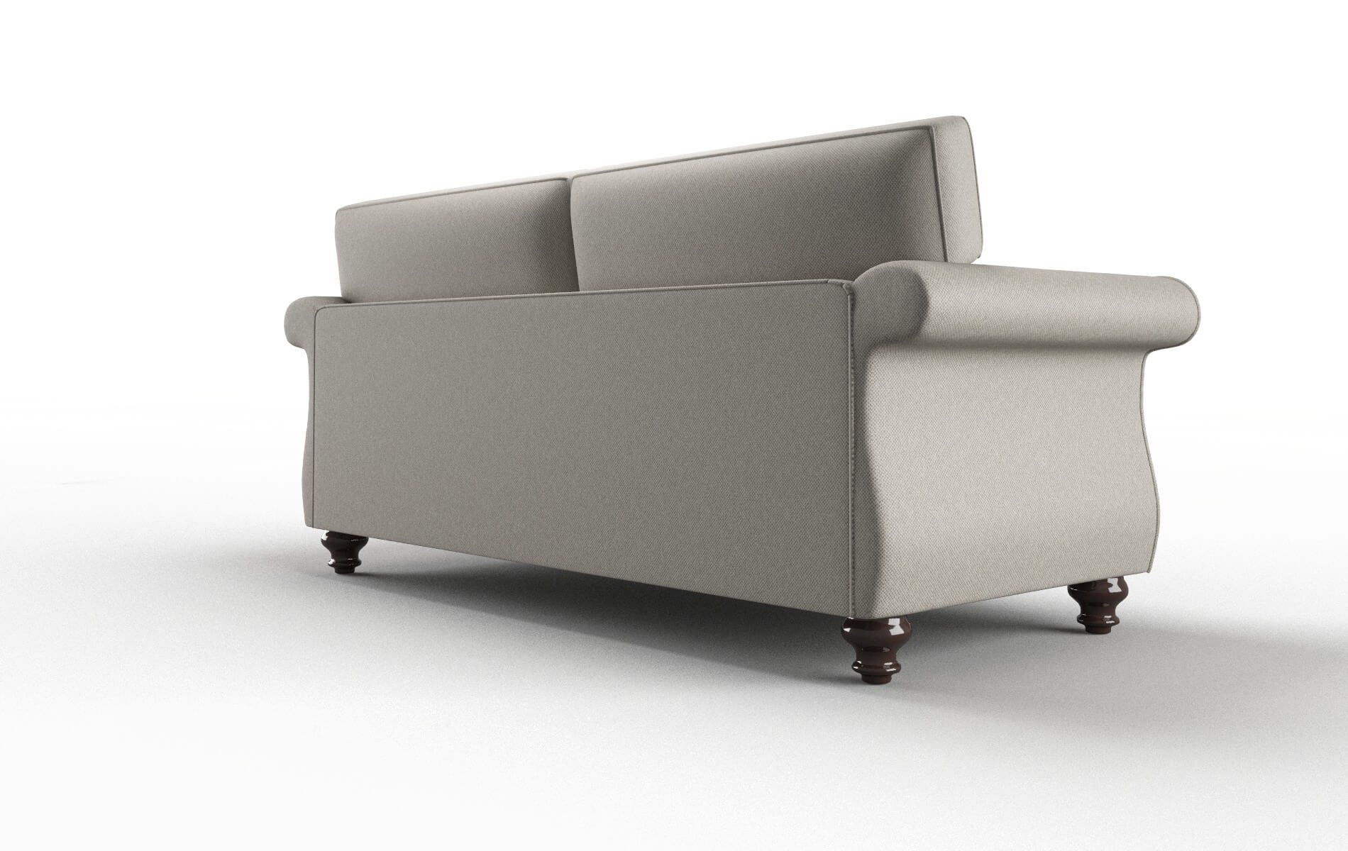 Pisa Oscar Silver Sofa espresso legs 5