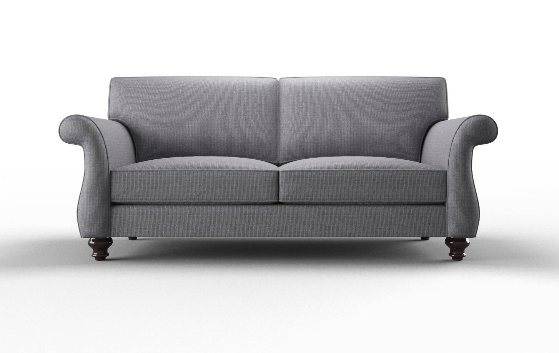 Pisa Parker Ash Sofa espresso legs 1