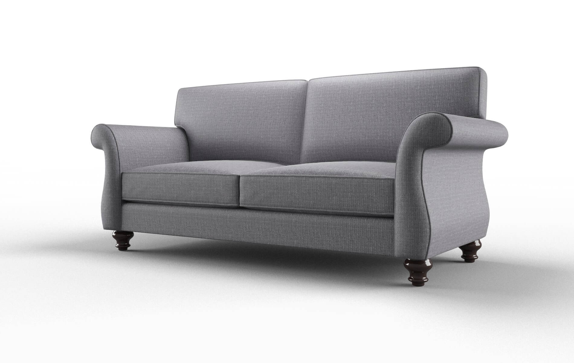 Pisa Parker Ash Sofa espresso legs 4