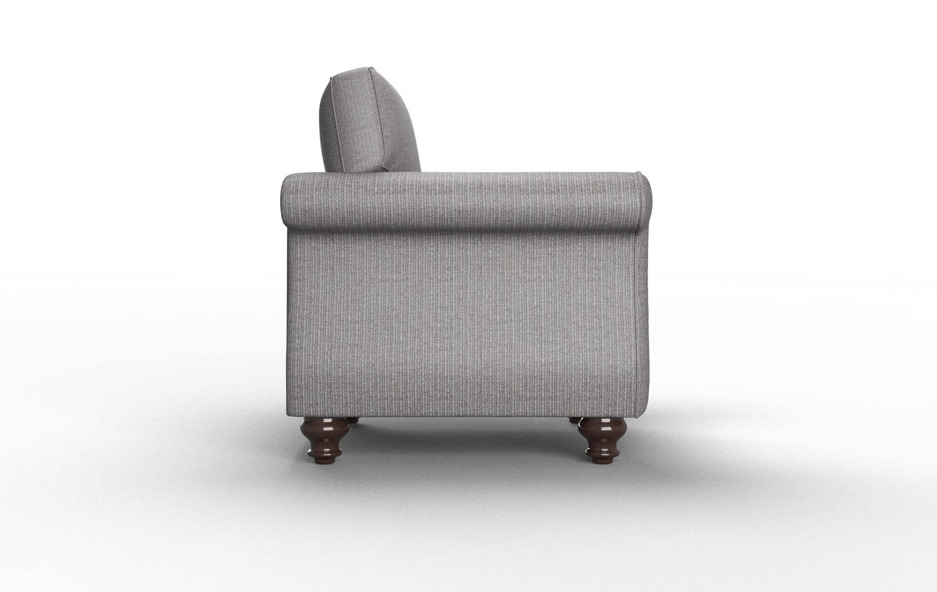 Pisa Parker Graphite Chair espresso legs 3