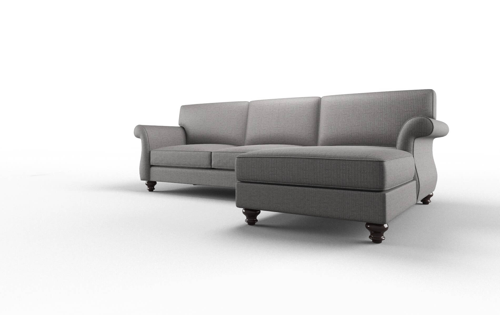 Pisa Parker Graphite Panel espresso legs 4