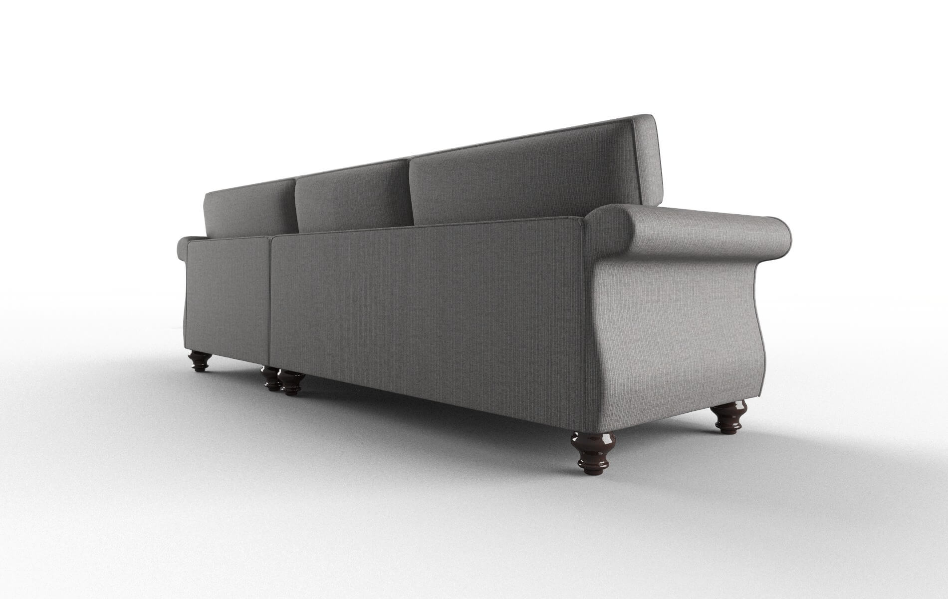 Pisa Parker Graphite Panel espresso legs 5