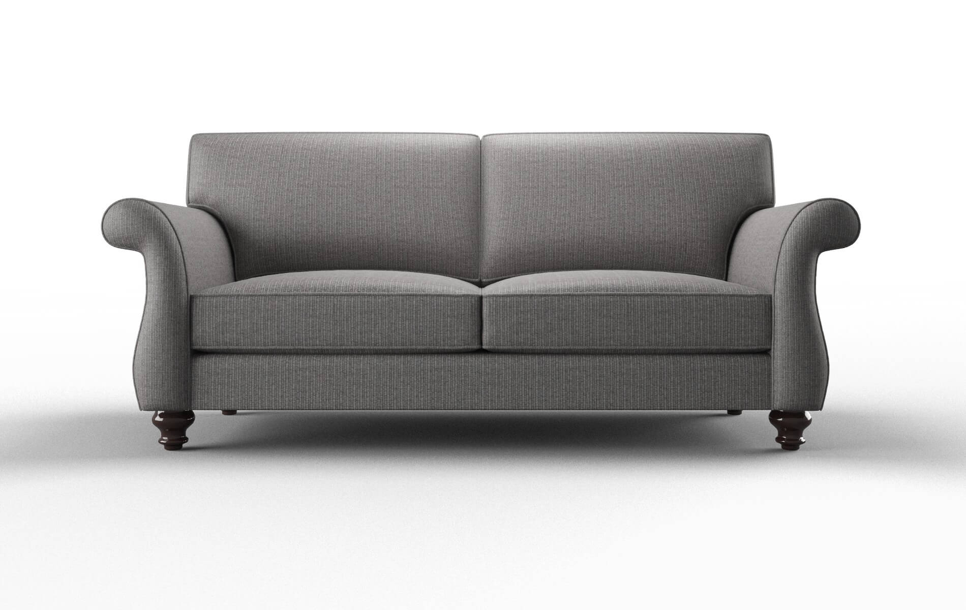 Pisa Parker Graphite Sofa espresso legs 1