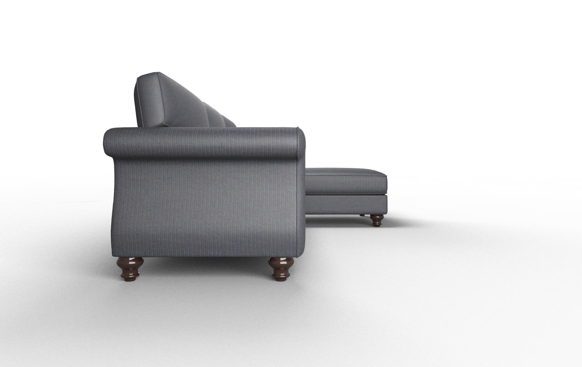 Pisa Parker Midnight Panel espresso legs 3