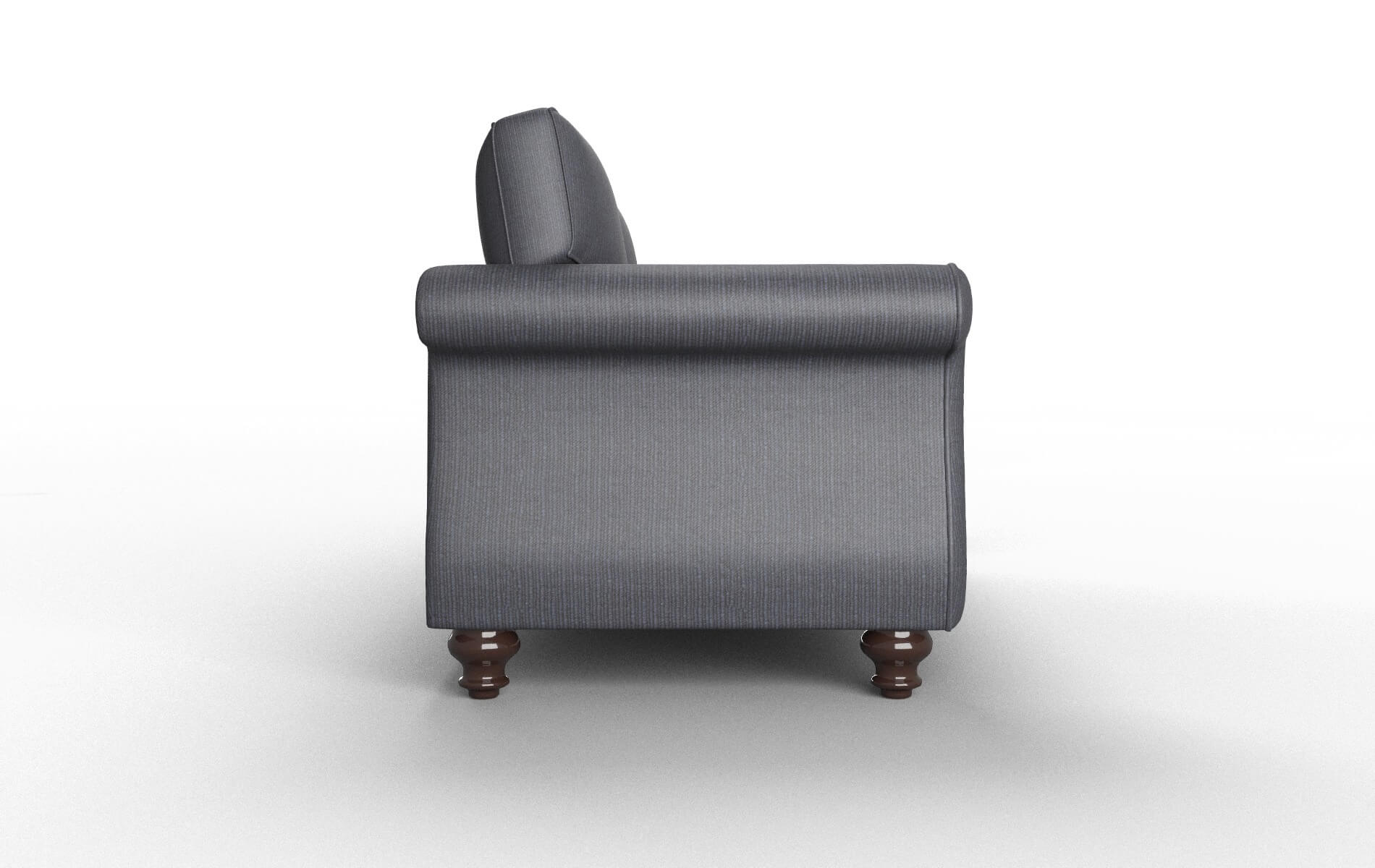 Pisa Parker Midnight Sofa espresso legs 3