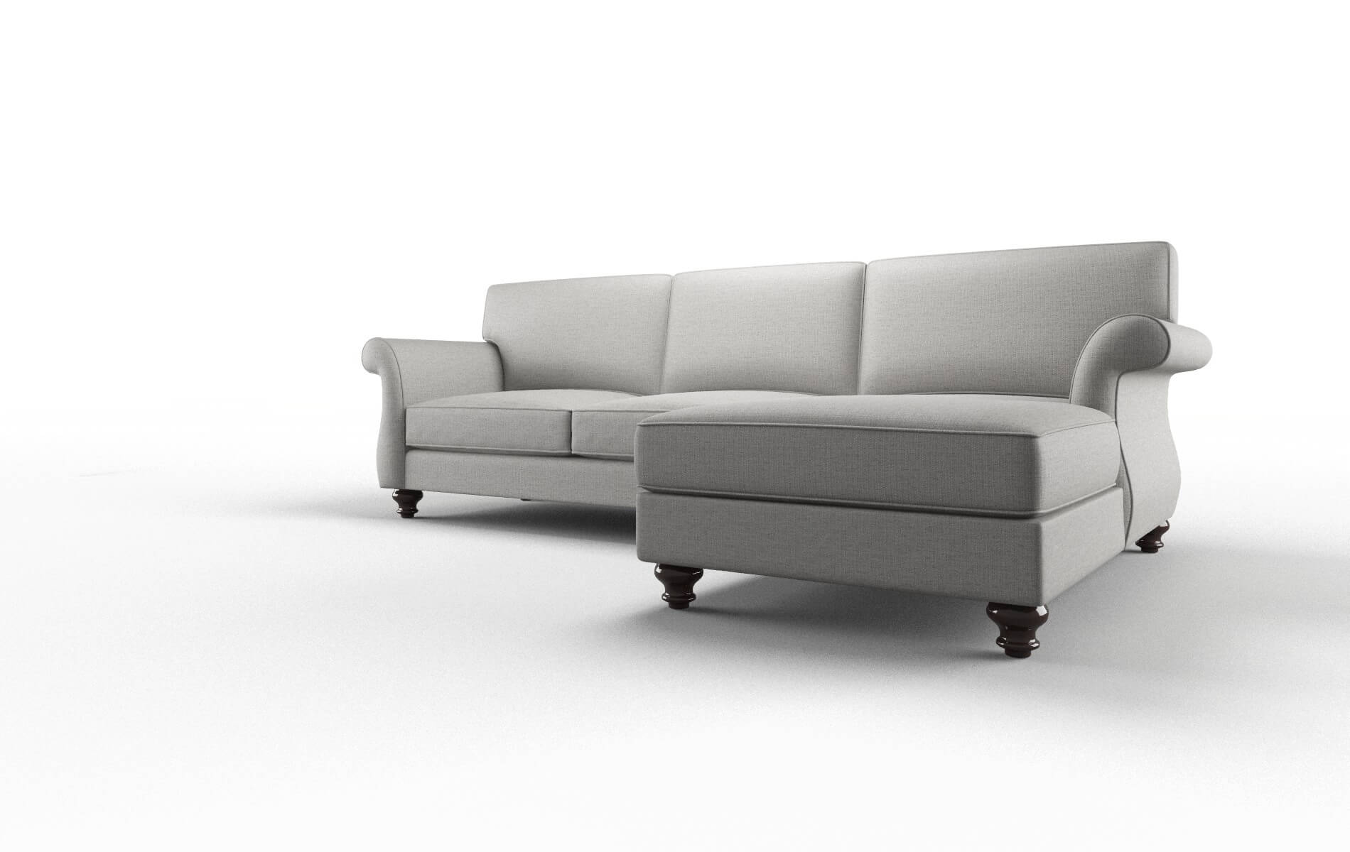 Pisa Parker Silver Panel espresso legs 4