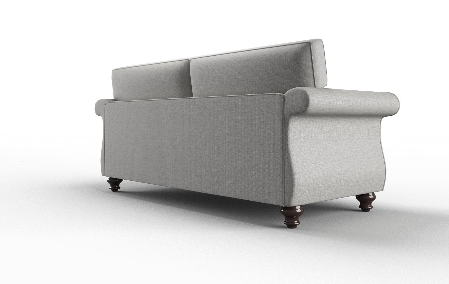 Pisa Parker Silver Sofa espresso legs 5