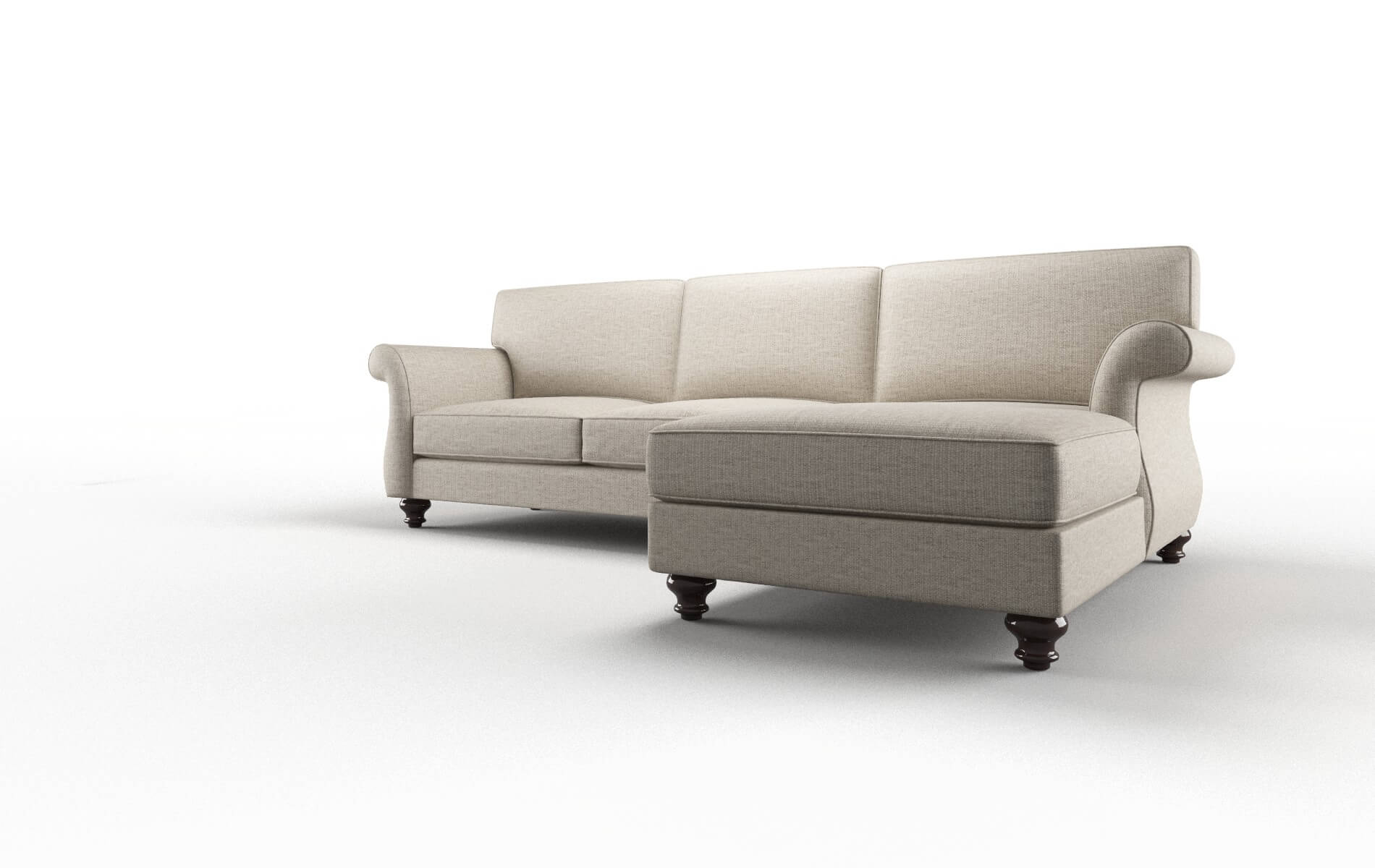 Pisa Parker Wheat Panel espresso legs 4