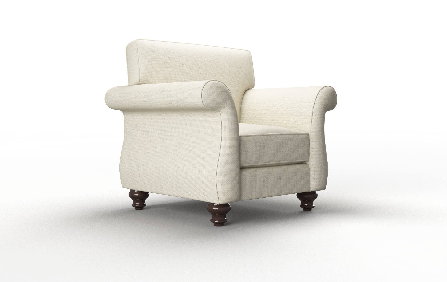 Pisa Phoenix Ivory Chair espresso legs 2