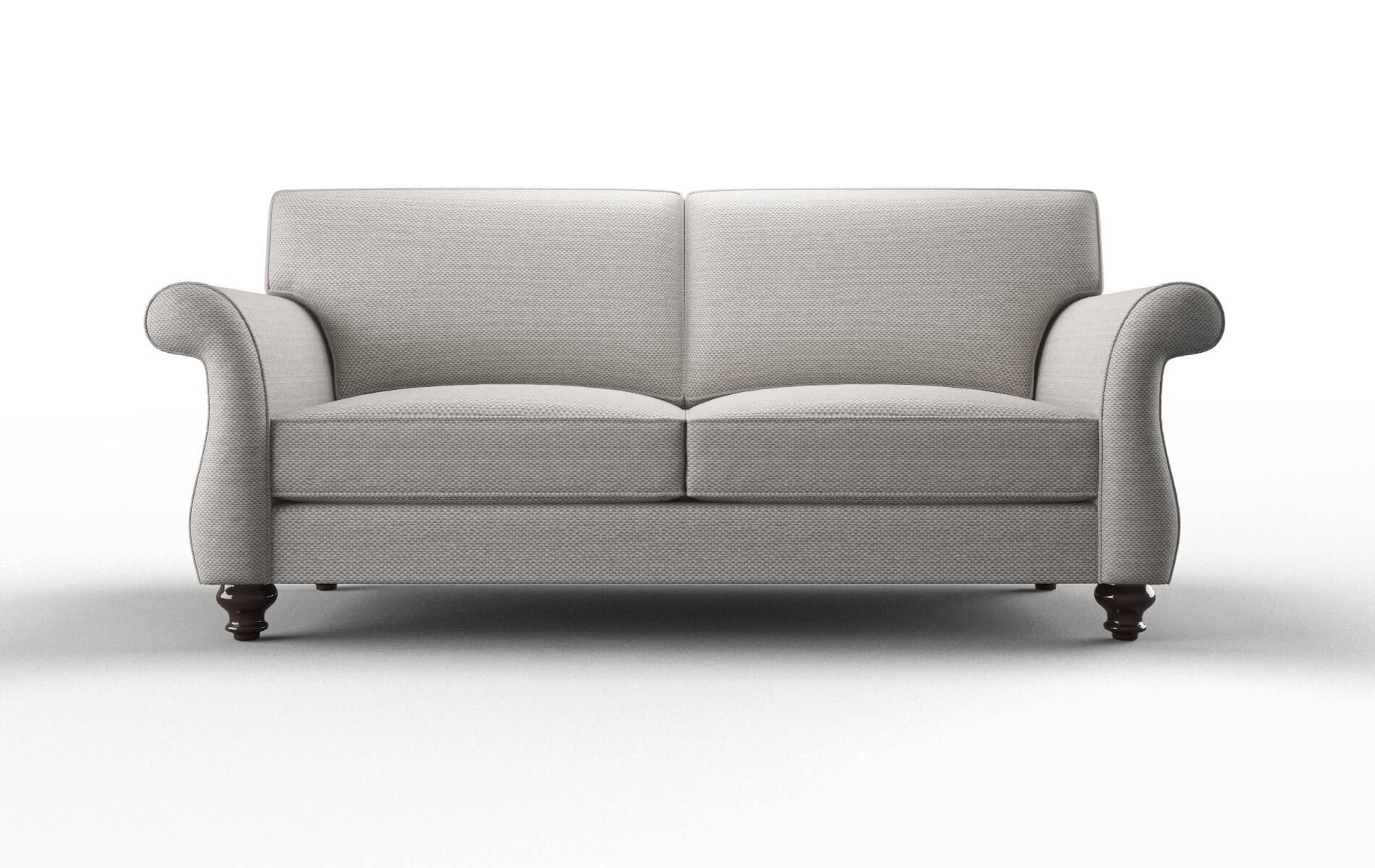 Pisa Phoenix Silver Sofa espresso legs 1