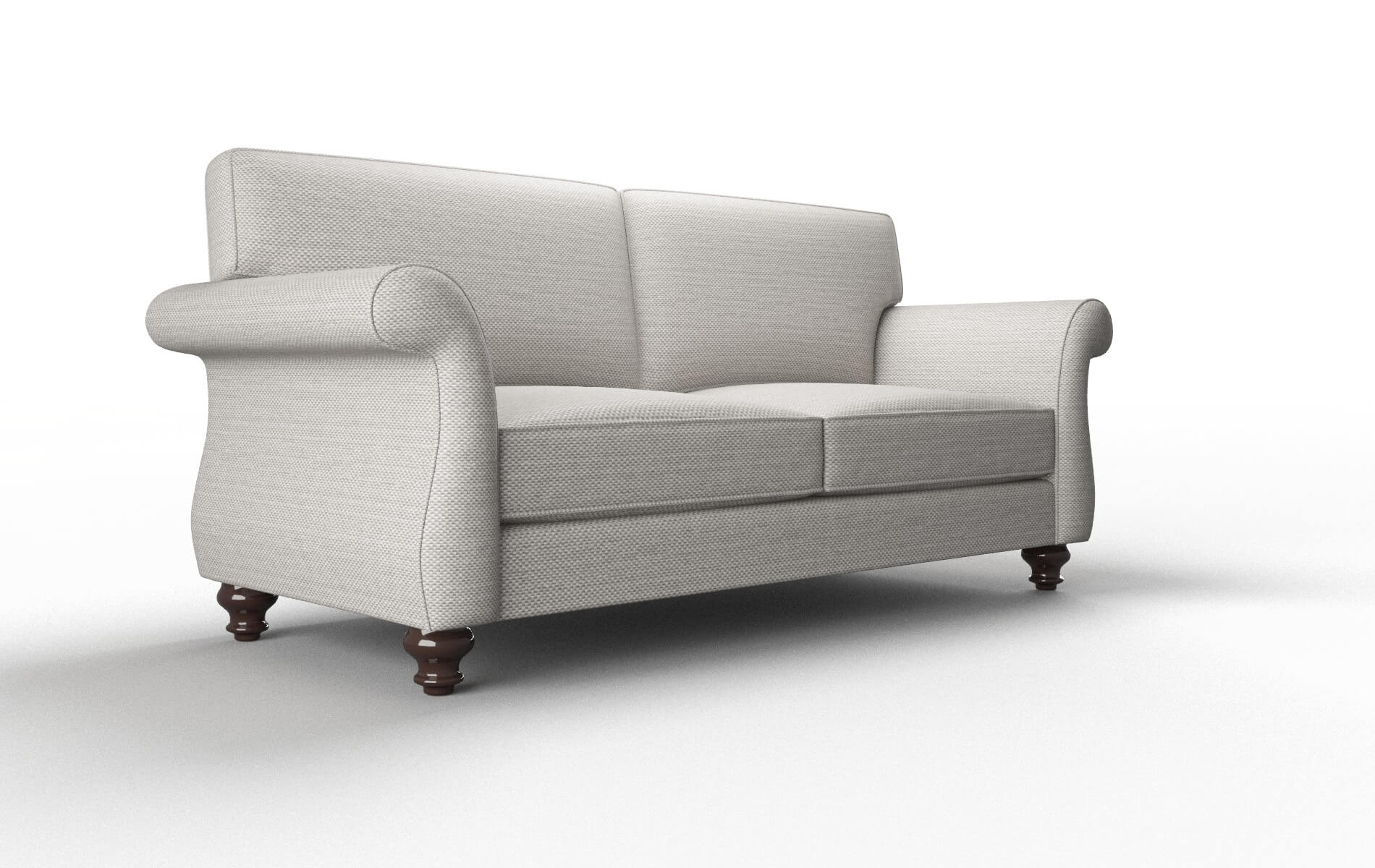 Pisa Phoenix Silver Sofa espresso legs 2