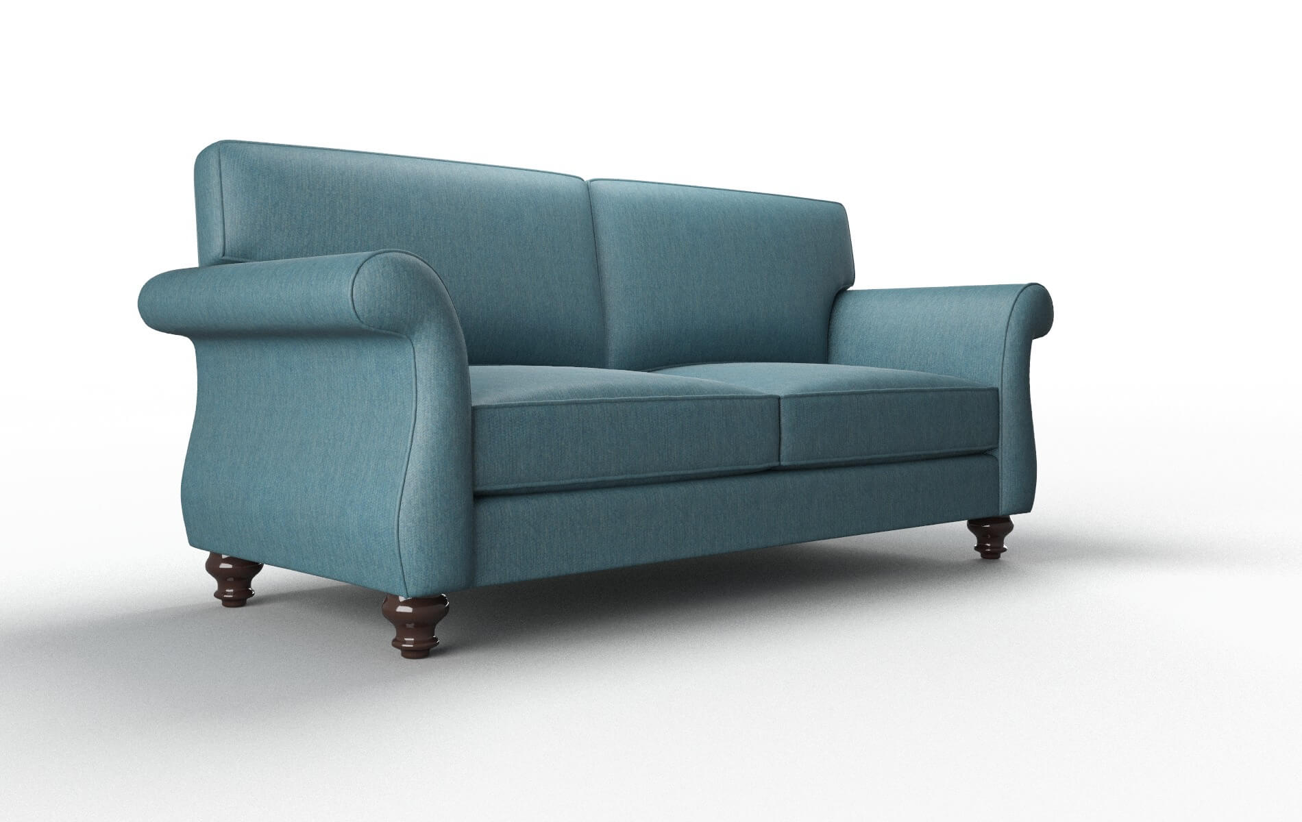 Pisa Portland Prussian Sofa espresso legs 2
