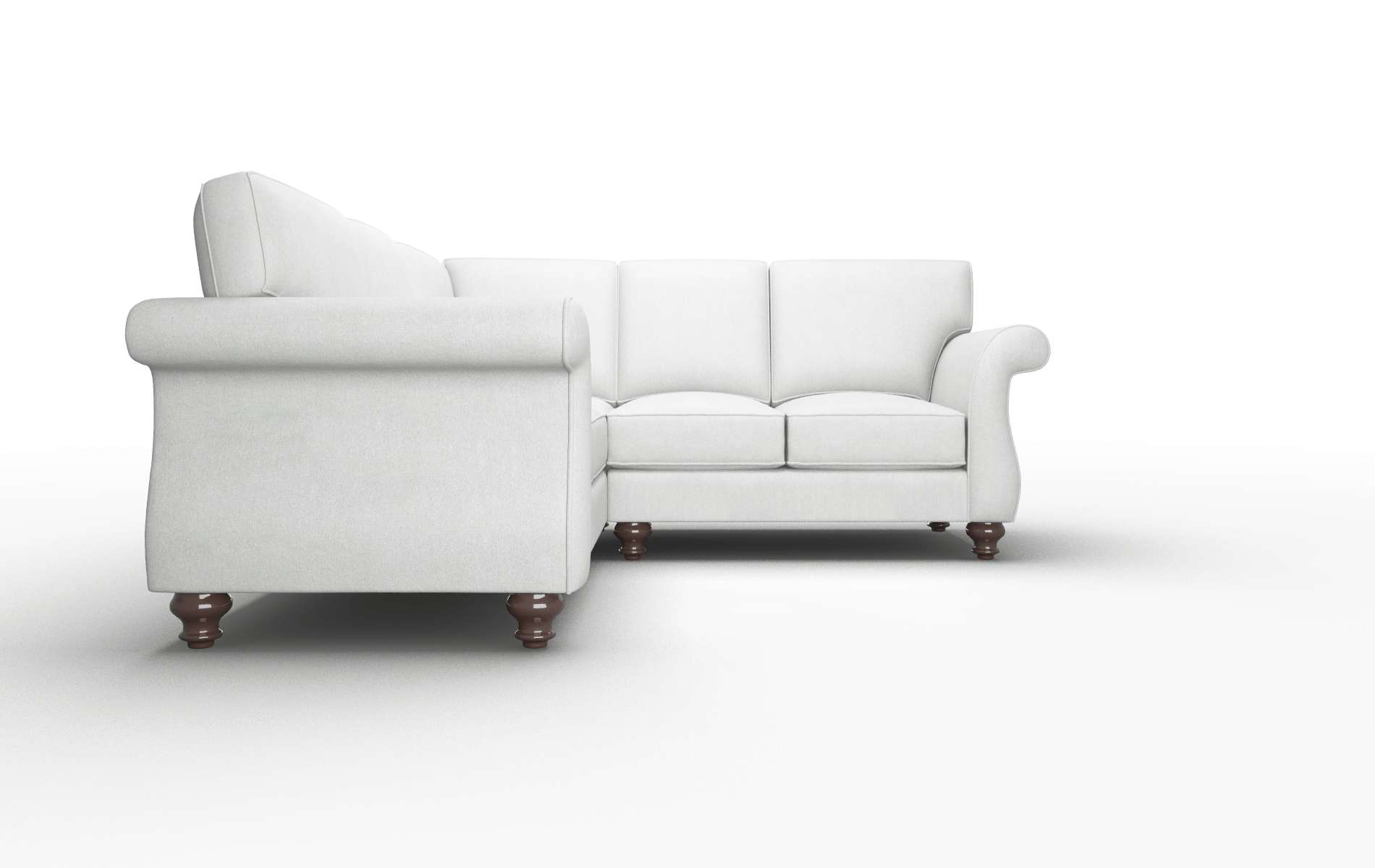 Pisa Prisma Steam Sectional espresso legs 2