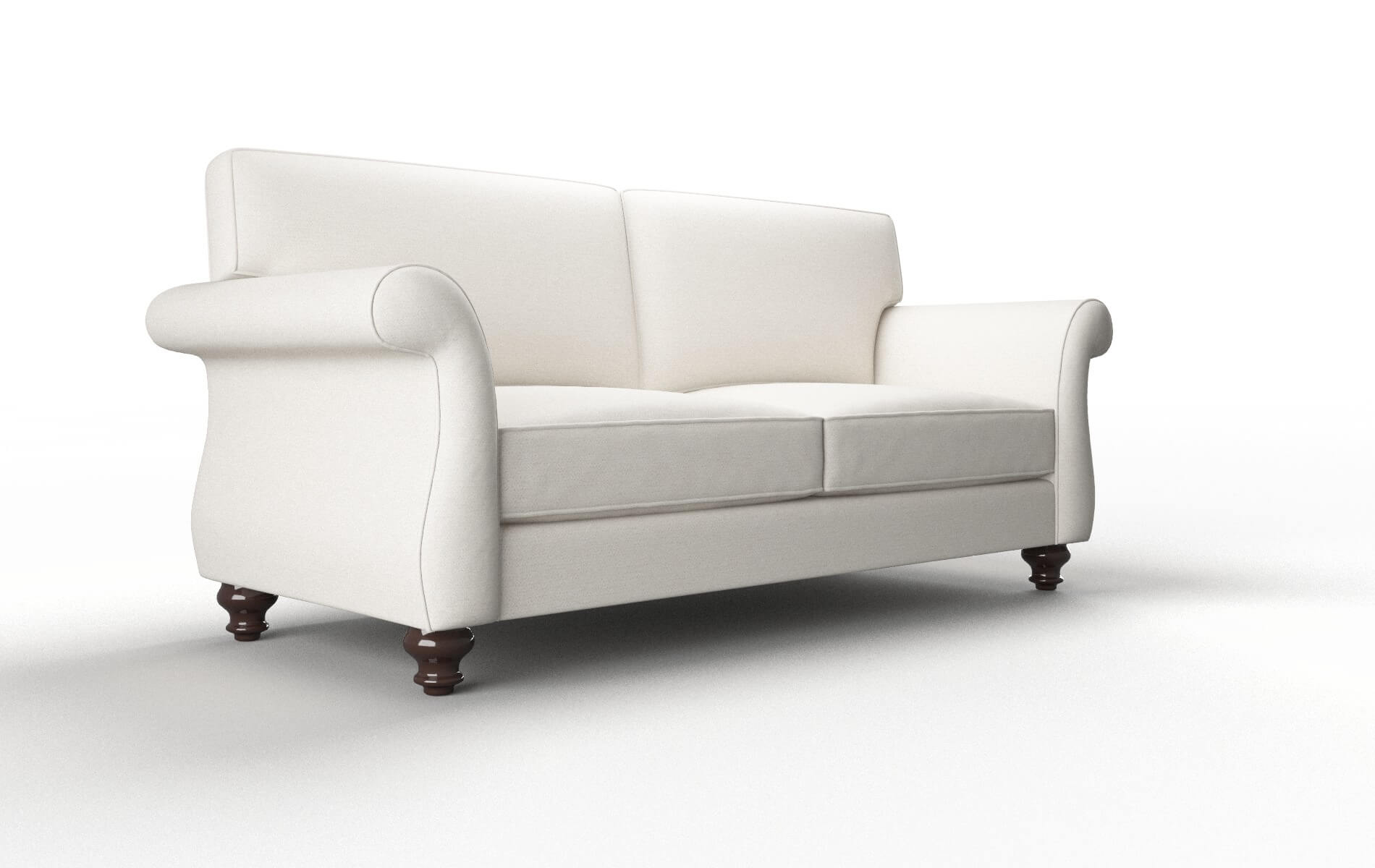 Pisa Redondo Pearl Sofa espresso legs 2