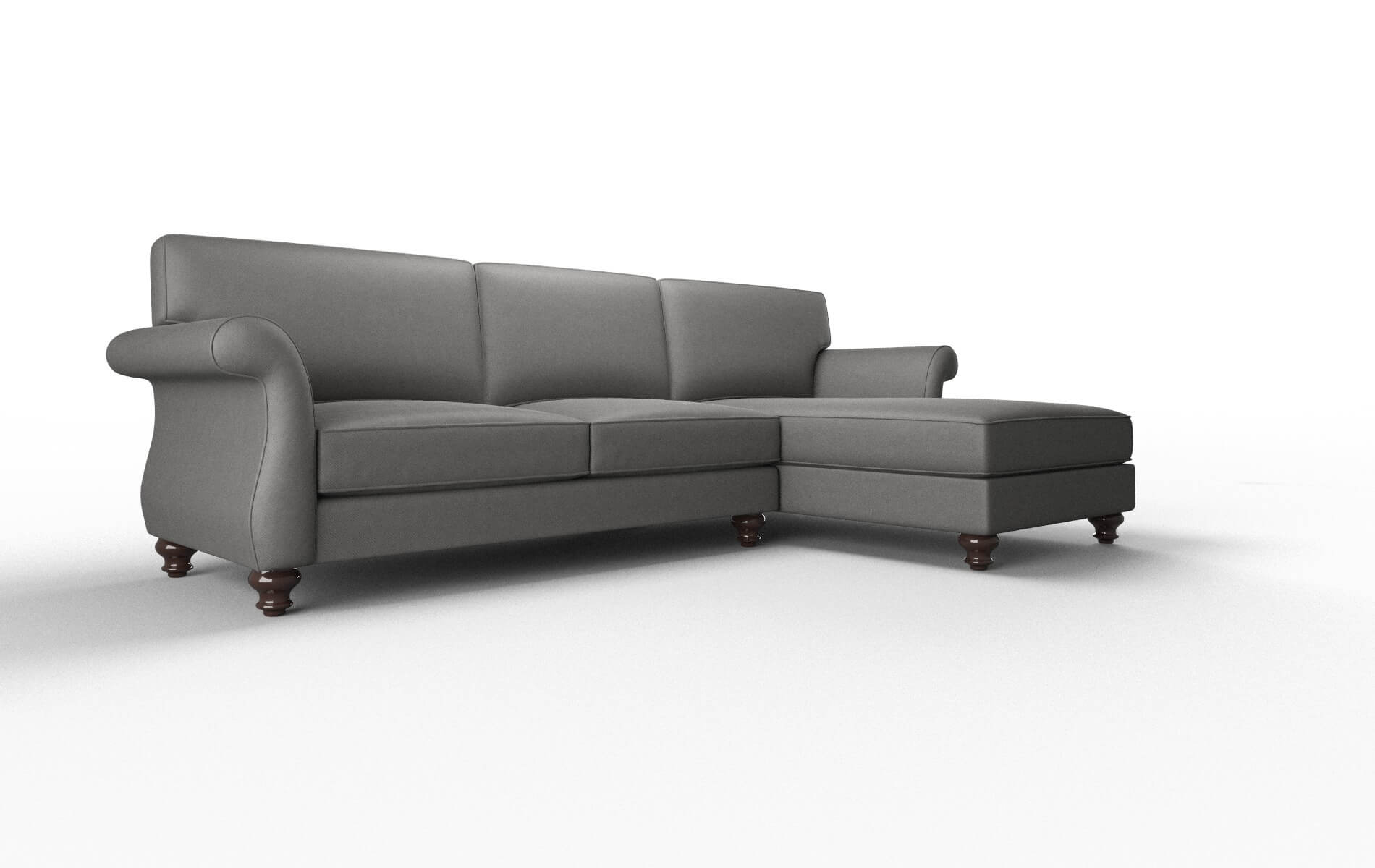 Pisa Rocket Charcoal Panel espresso legs 2