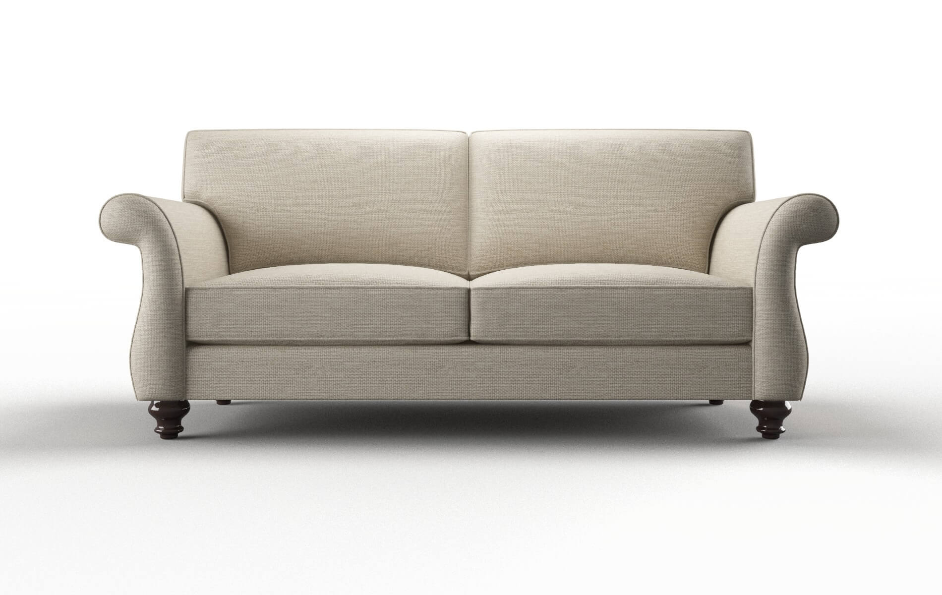 Pisa Rocket Dove Sofa espresso legs 1