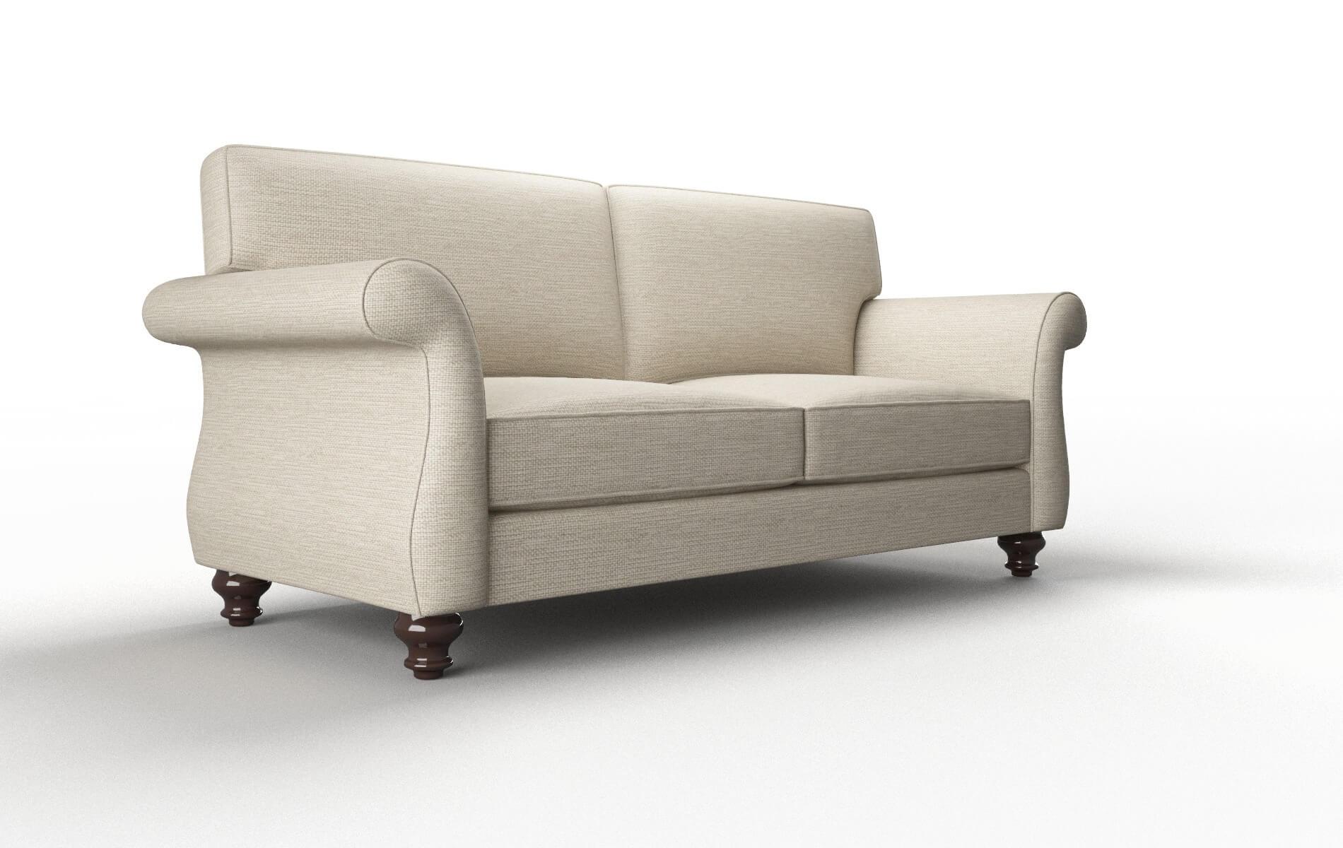 Pisa Rocket Dove Sofa espresso legs 2