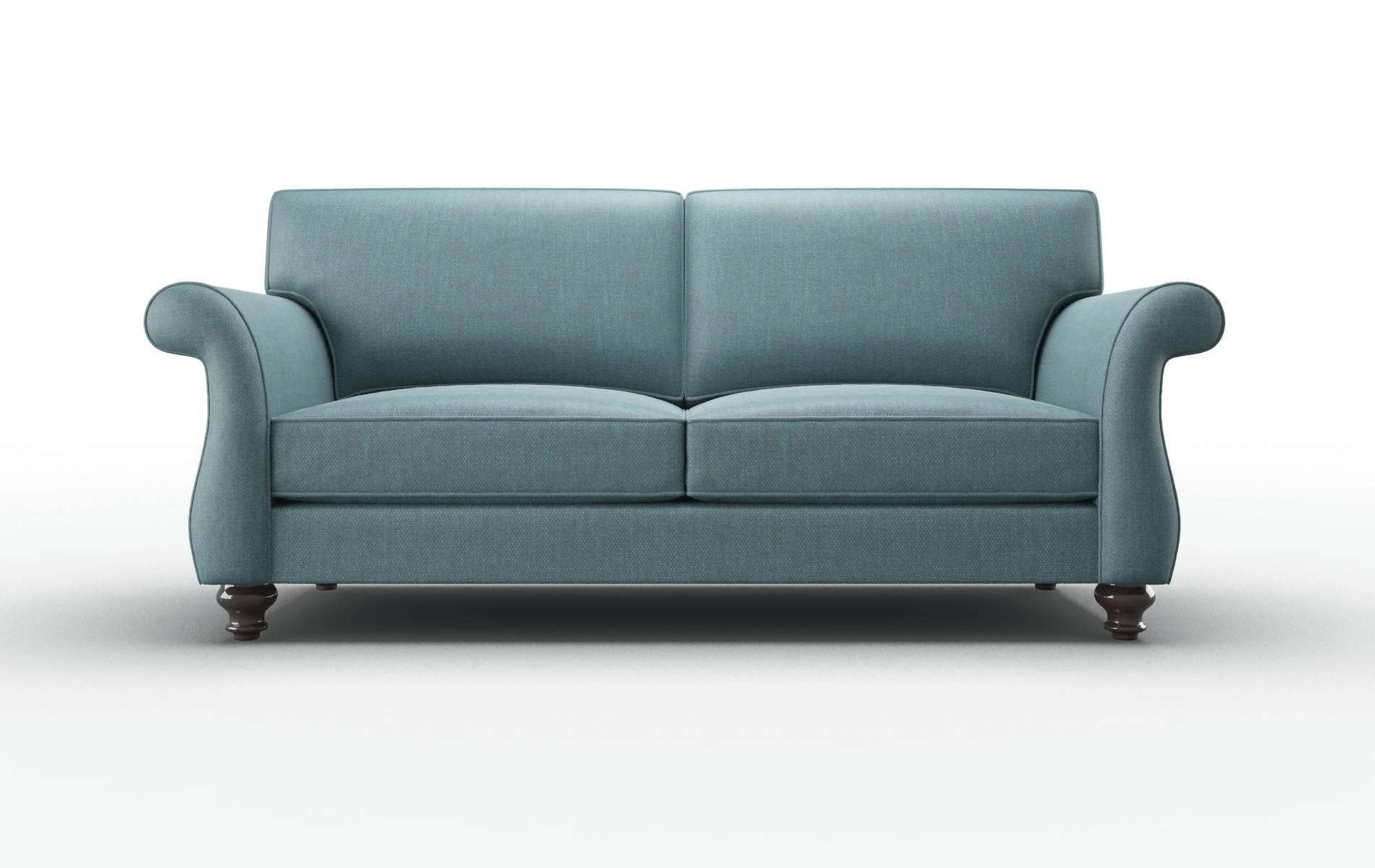 Pisa Rocket Peacock Sofa espresso legs 1