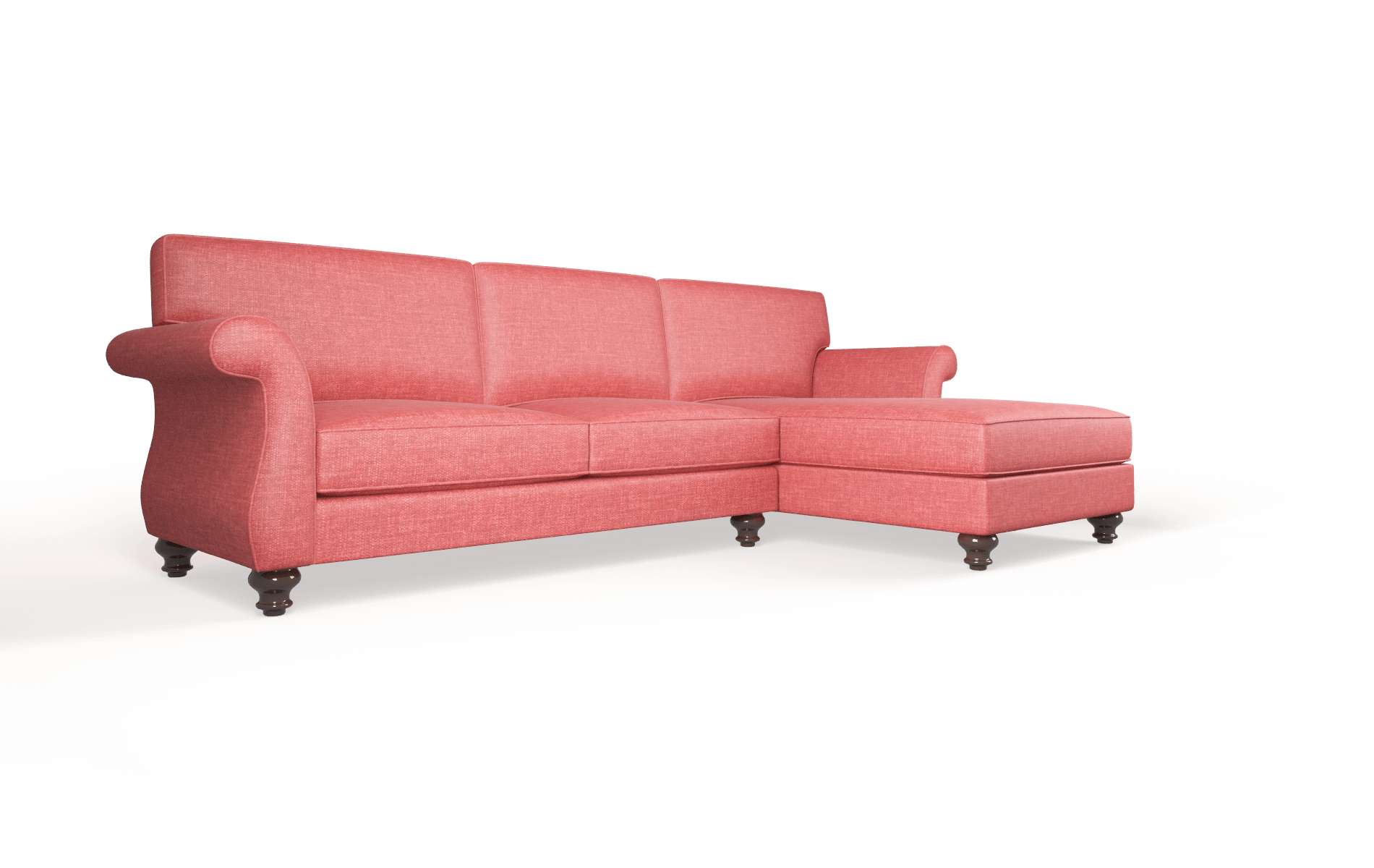 Pisa Royale Berry Panel espresso legs 2