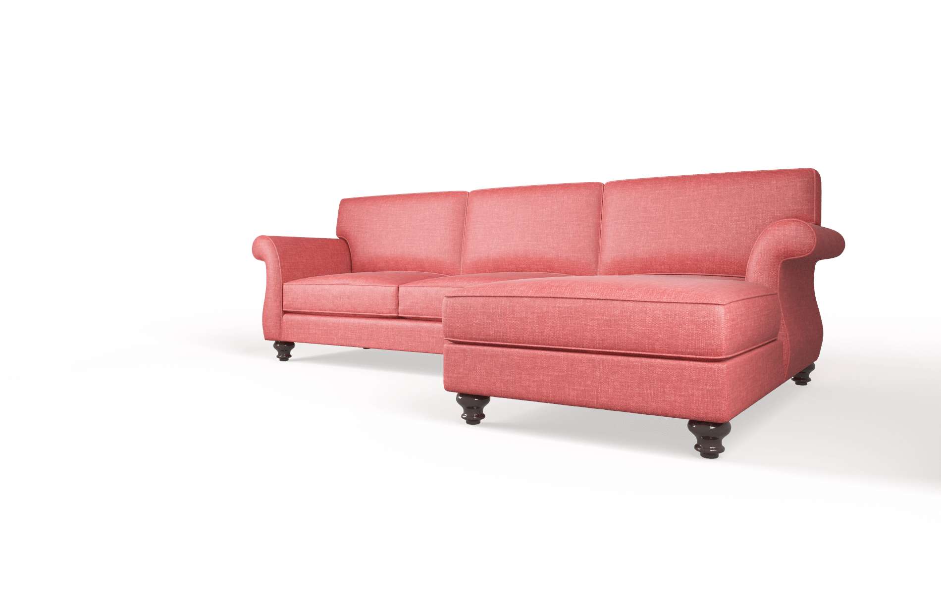 Pisa Royale Berry Panel espresso legs 4