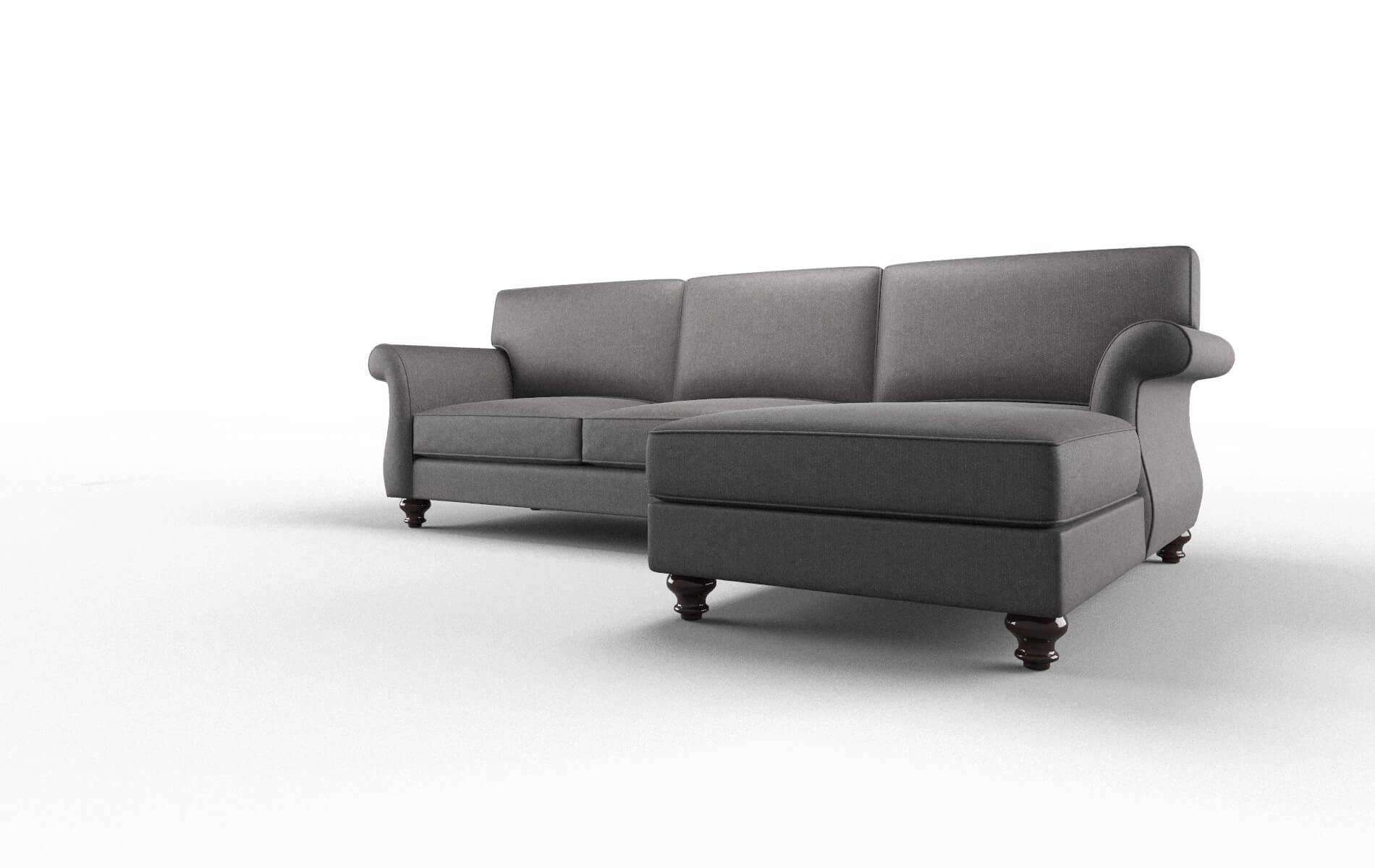 Pisa Sasha Grey Panel espresso legs 4