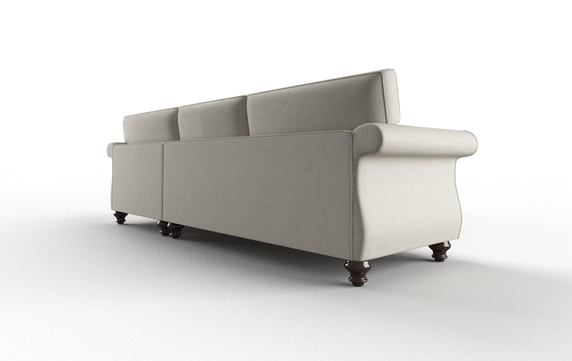 Pisa Sasha Linen Panel espresso legs 5