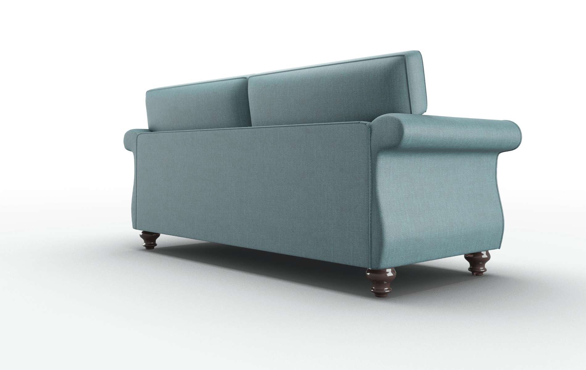 Pisa Simplex Blue_moon Sofa espresso legs 5