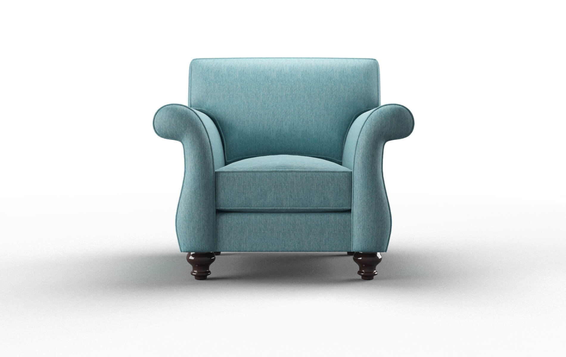 Pisa Sorrento Denim Chair espresso legs 1
