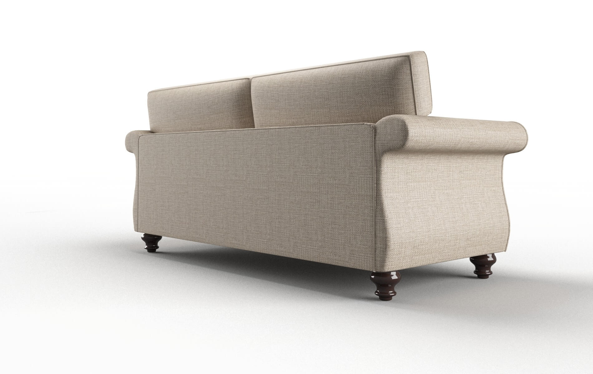 Pisa Sosoftness 74 Sofa espresso legs 5