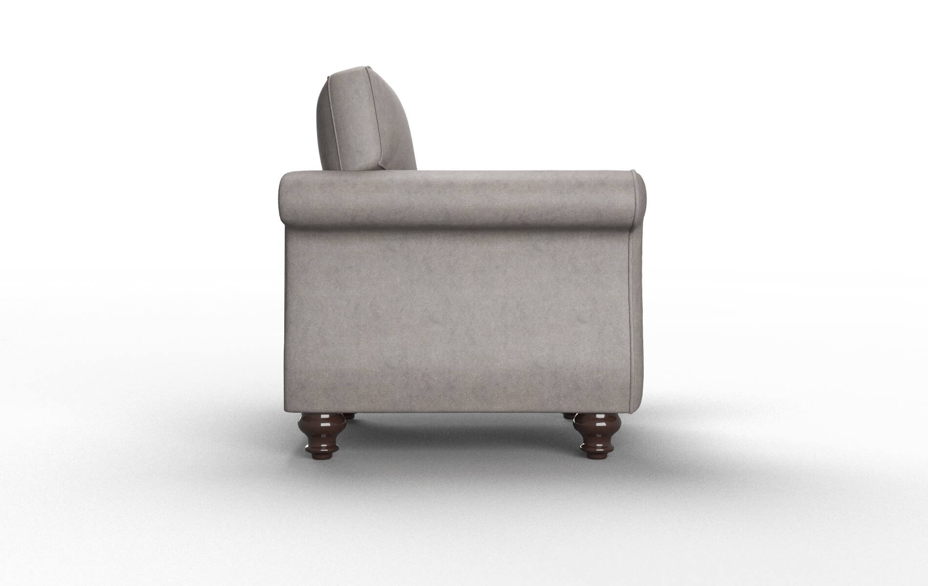 Pisa Suave Slate Chair espresso legs 3